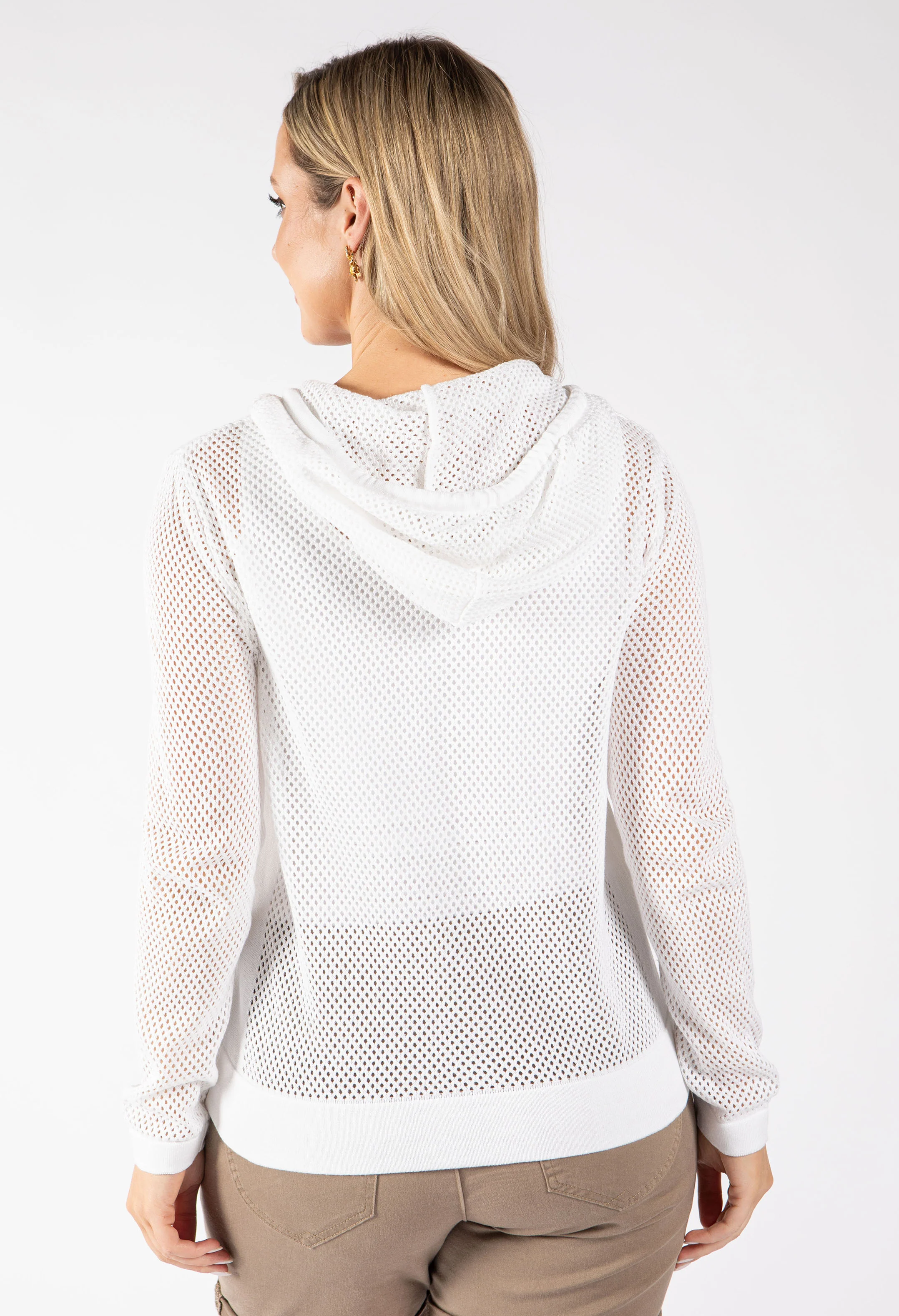 Crochet Knit Hoodie - Image 11