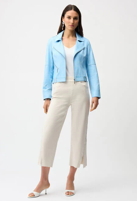Cropped Mid-rise Trousers