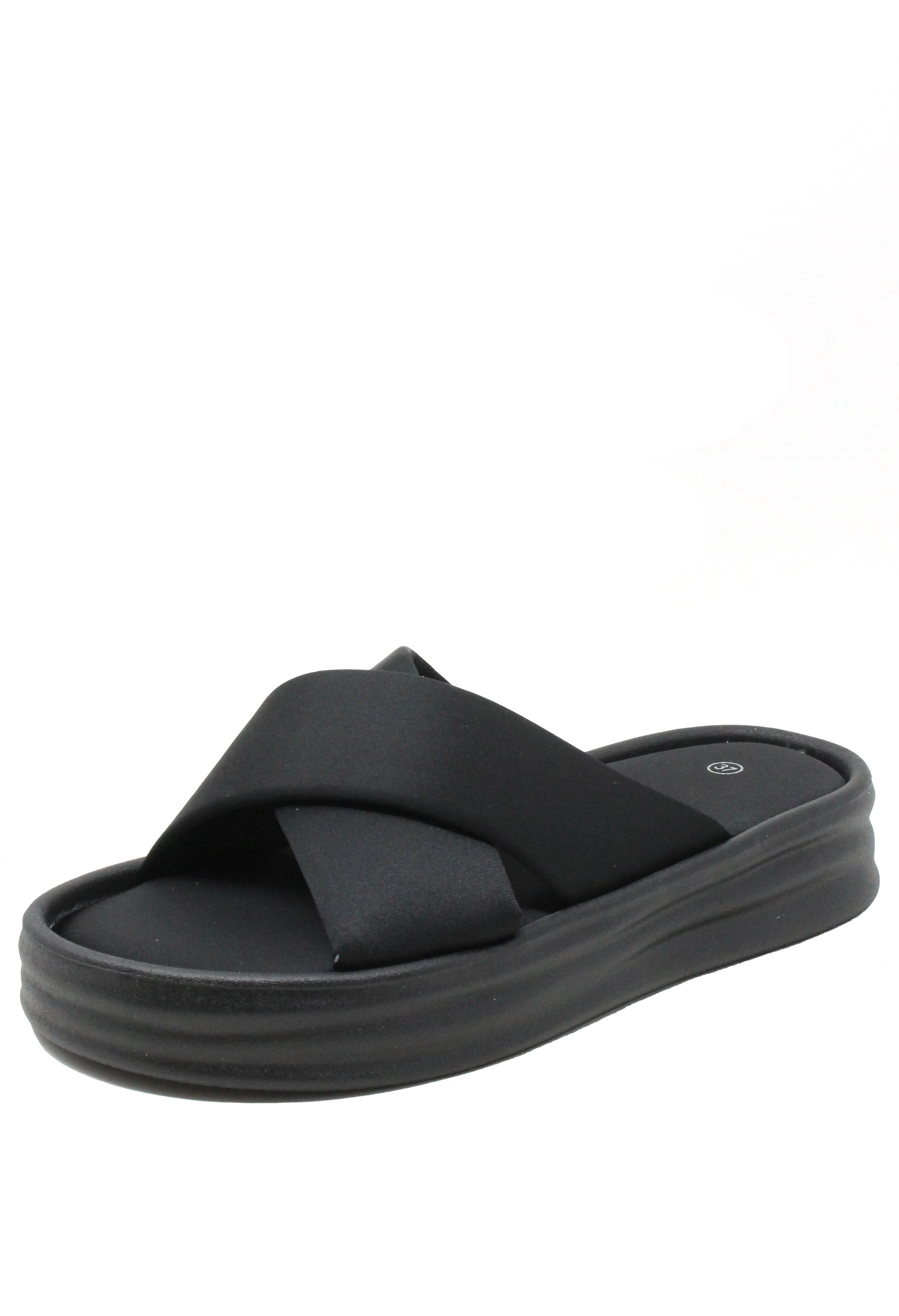 Cross Strap Platform Slide - Image 3