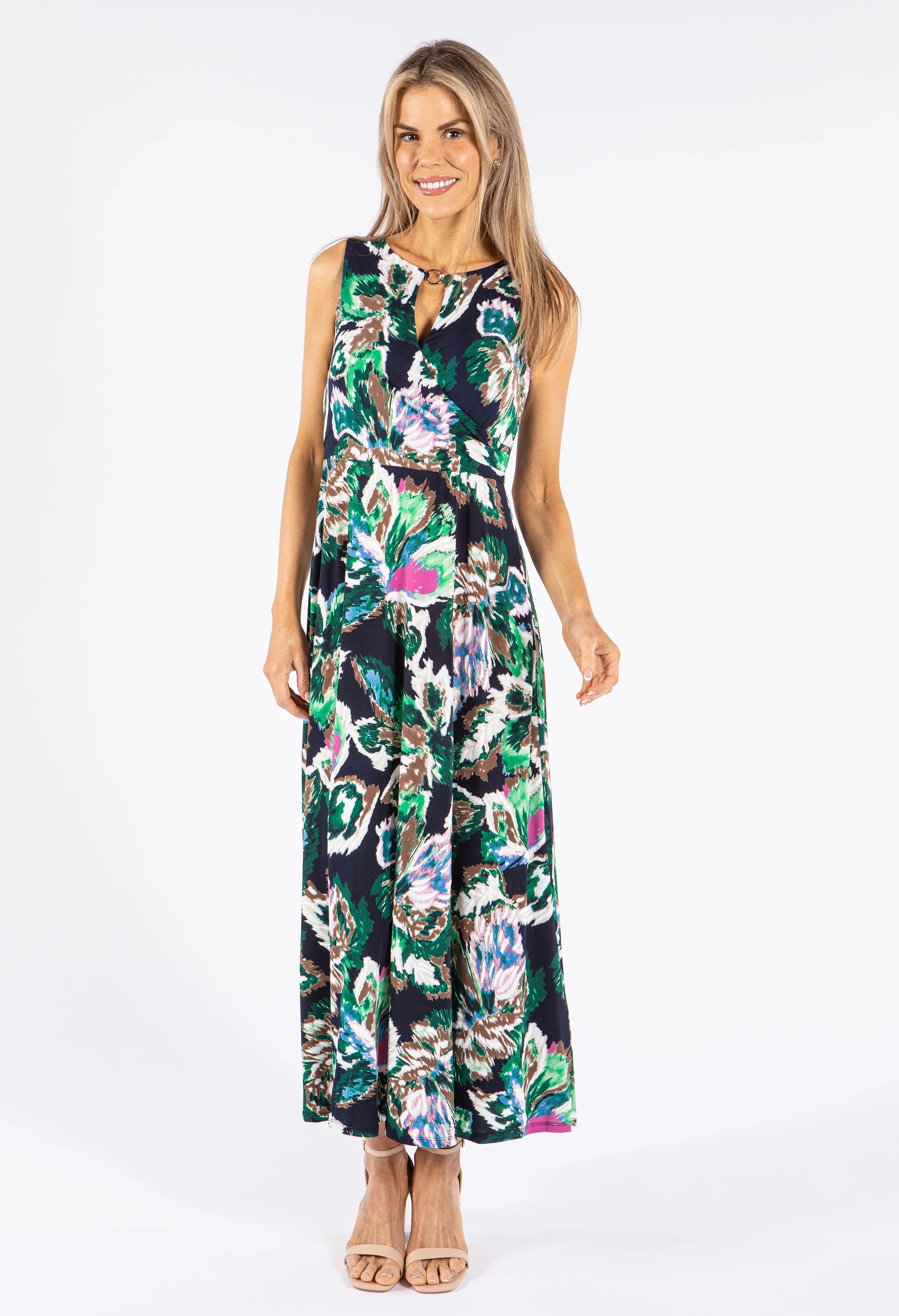 Cut Out Detail Sleeveless Dress - Image 3