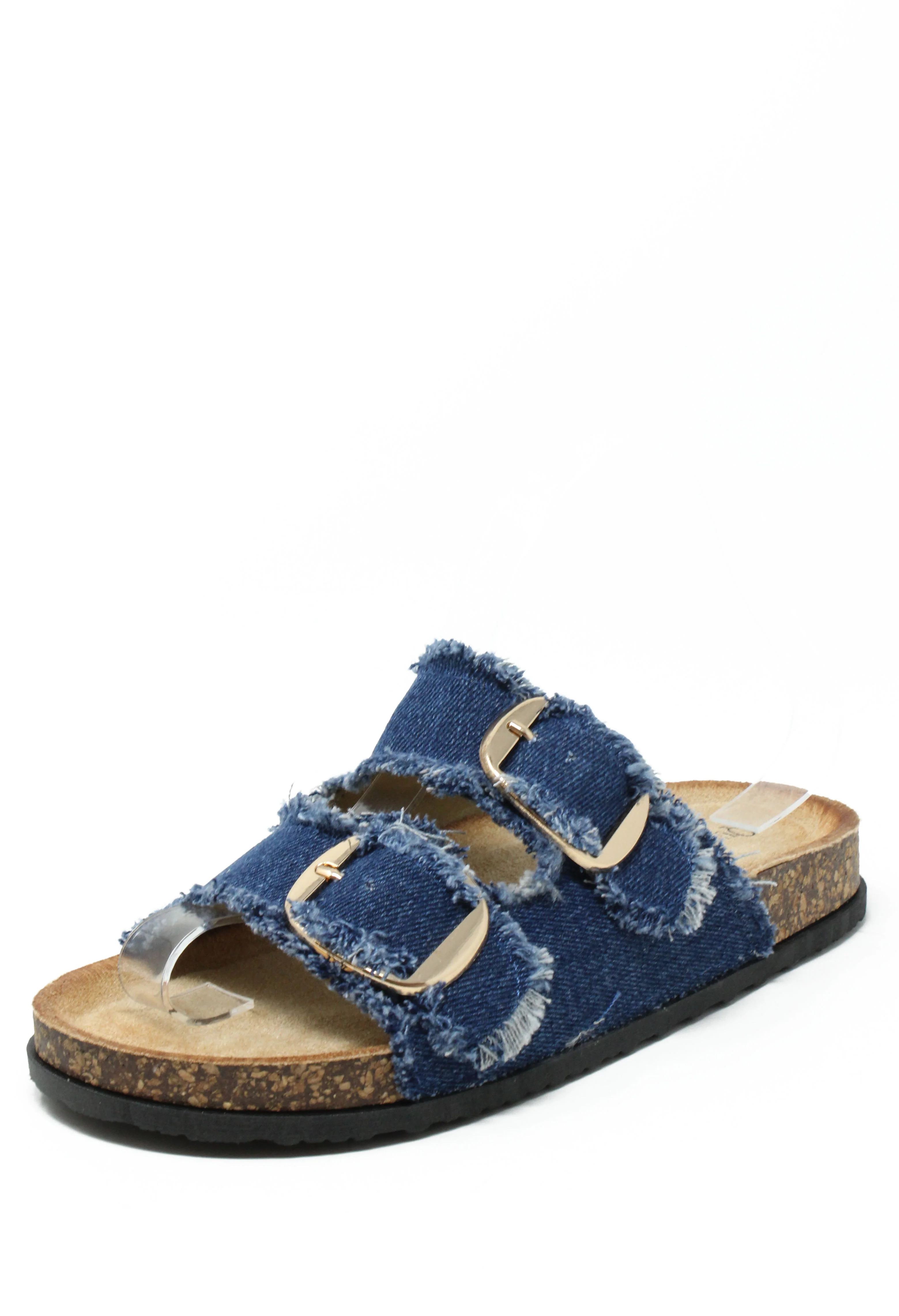 Denim Double Strap Sandal - Image 3