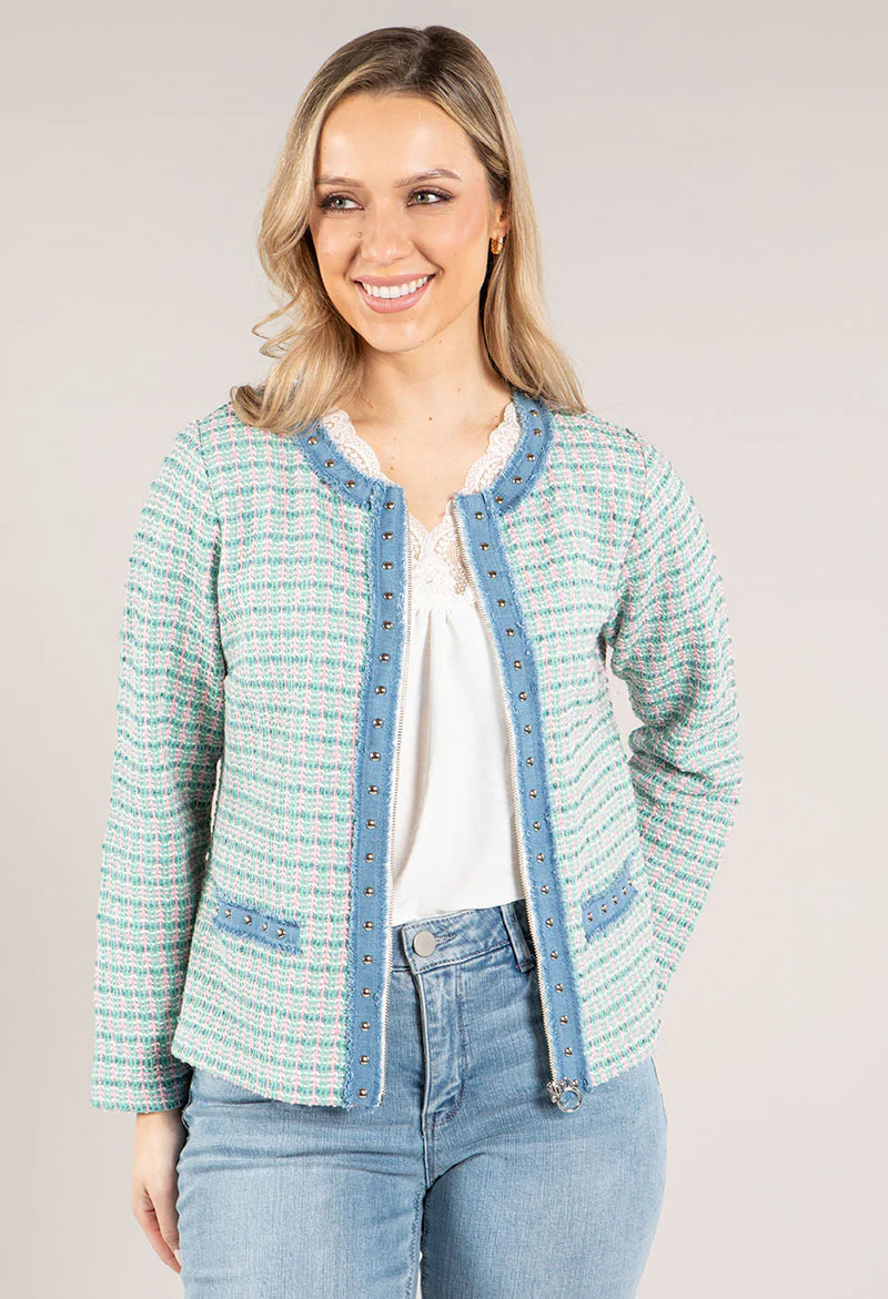 Designer Inspired Zip Up Jacket - Image 3