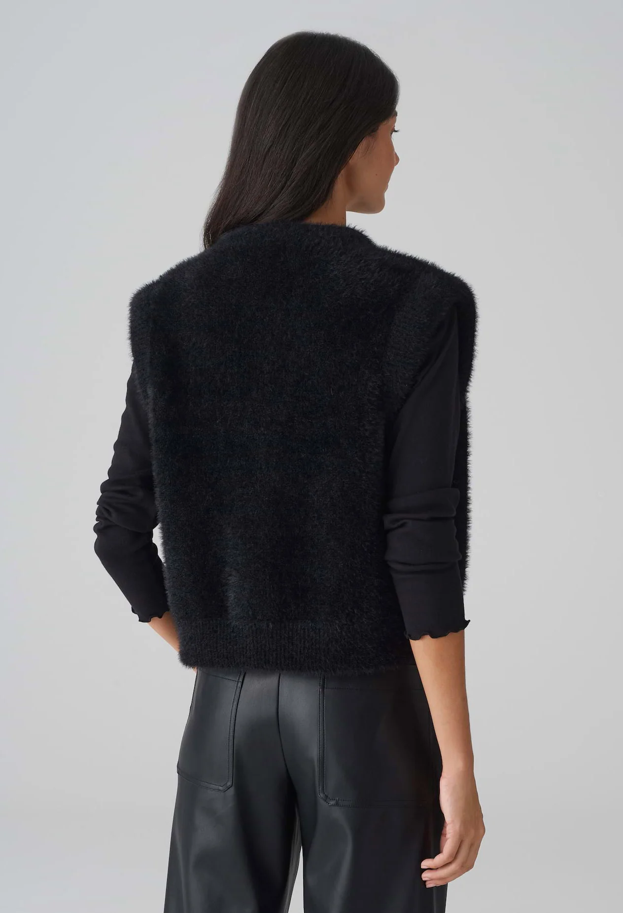 Desto Faux-Fur Waistcoat - Image 2