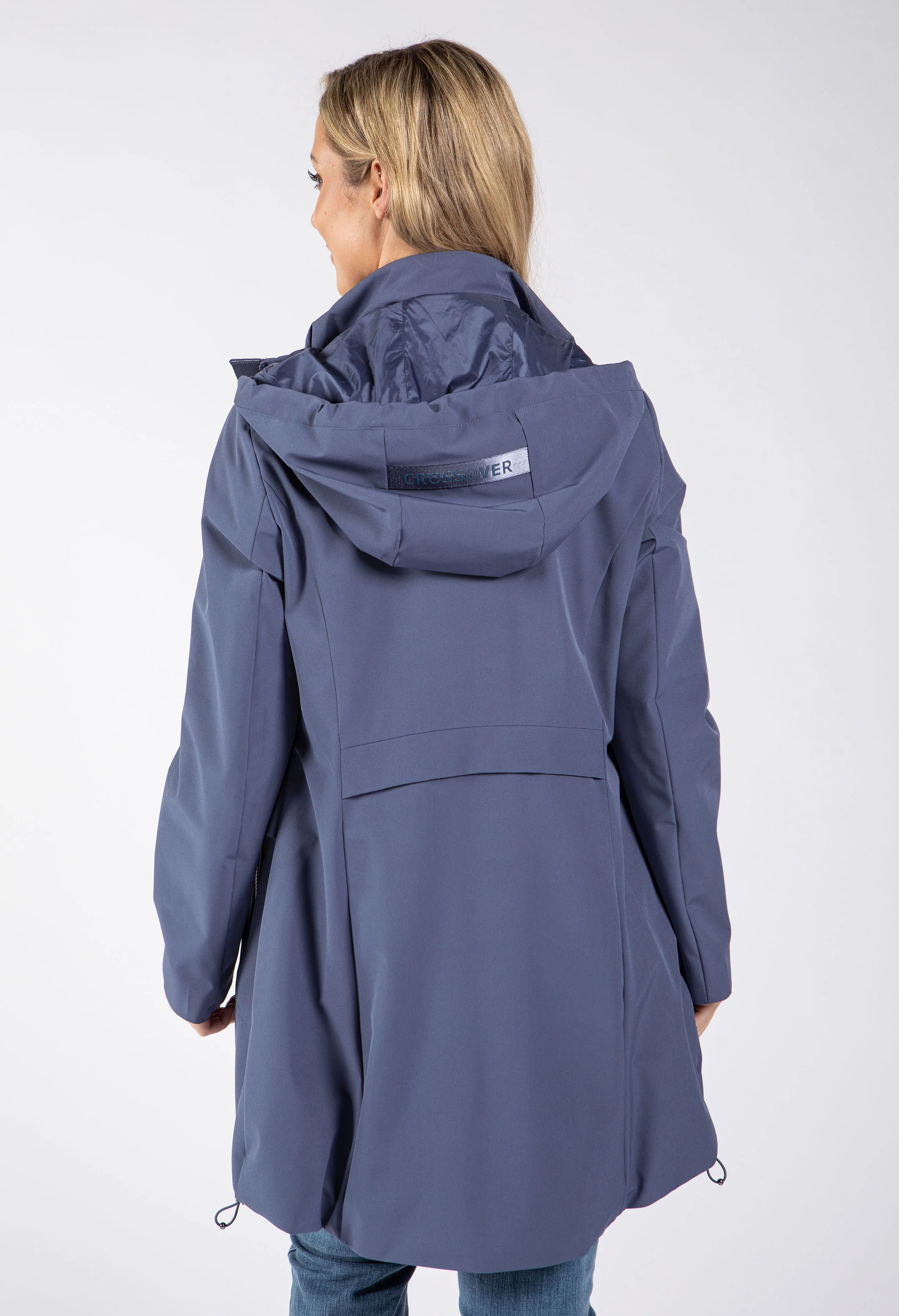 Detachable Hood Rain Coat - Image 4