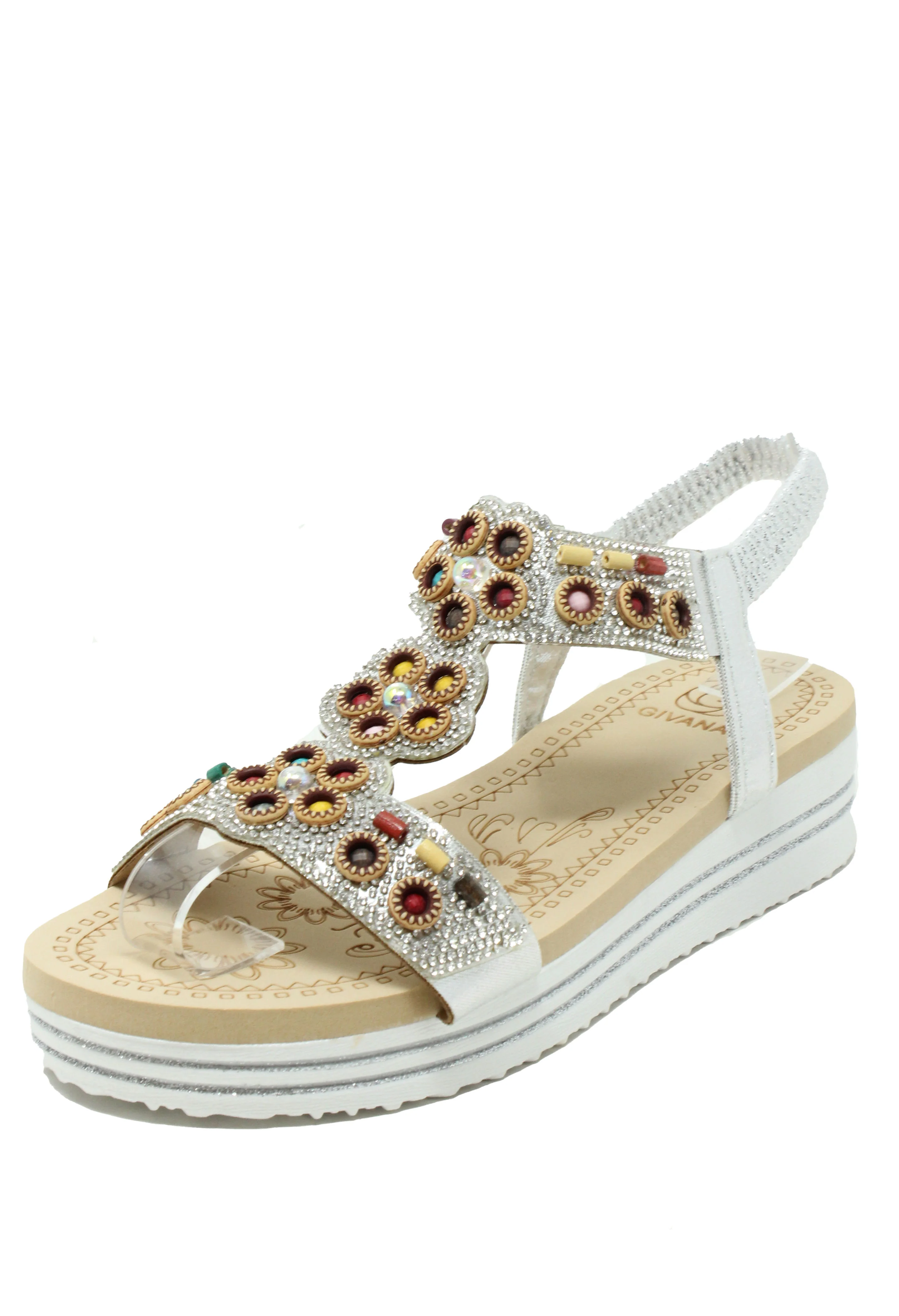 Diamante and Beaded Wedge - Image 8