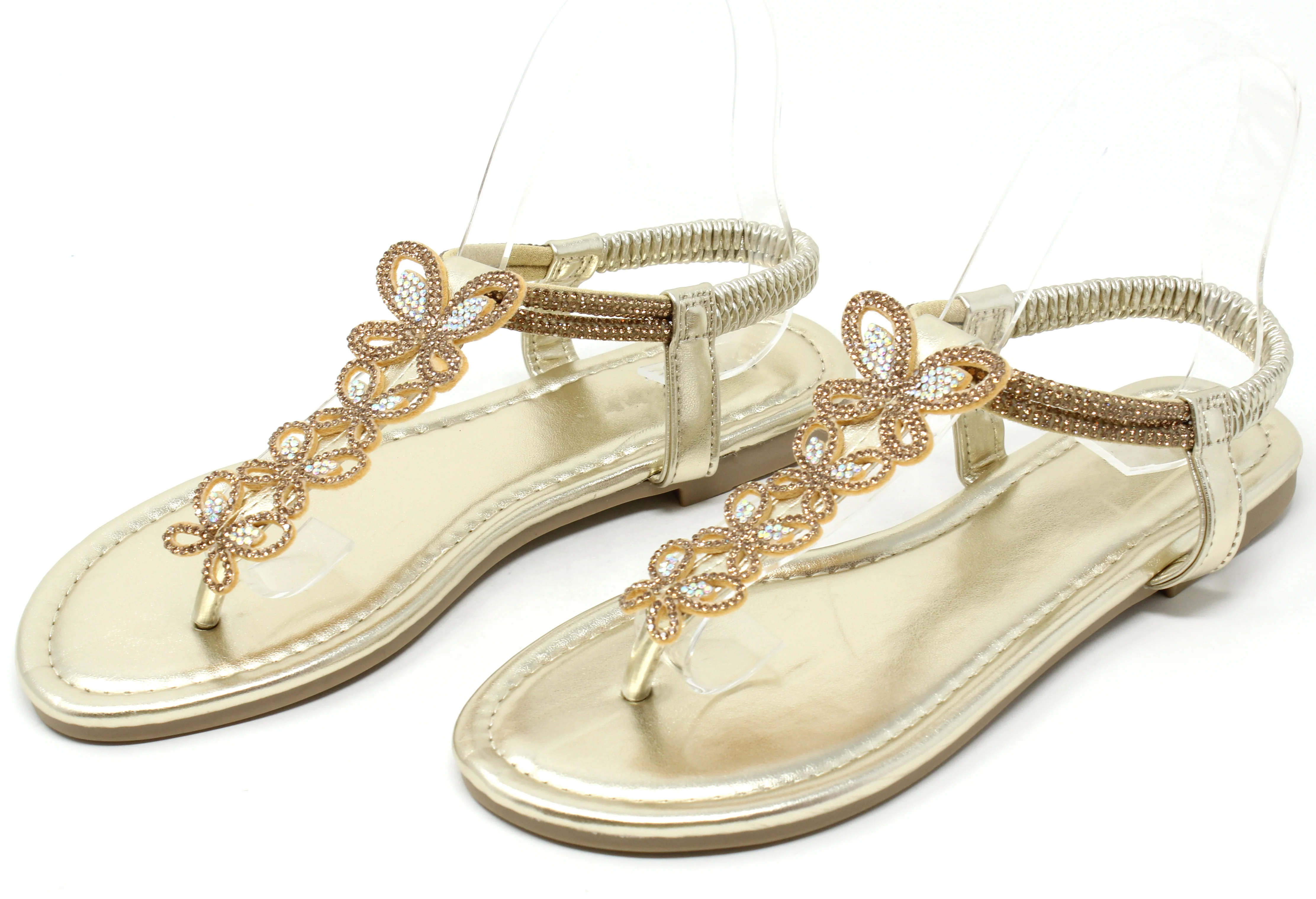 Diamante Butterfly Sandals - Image 3