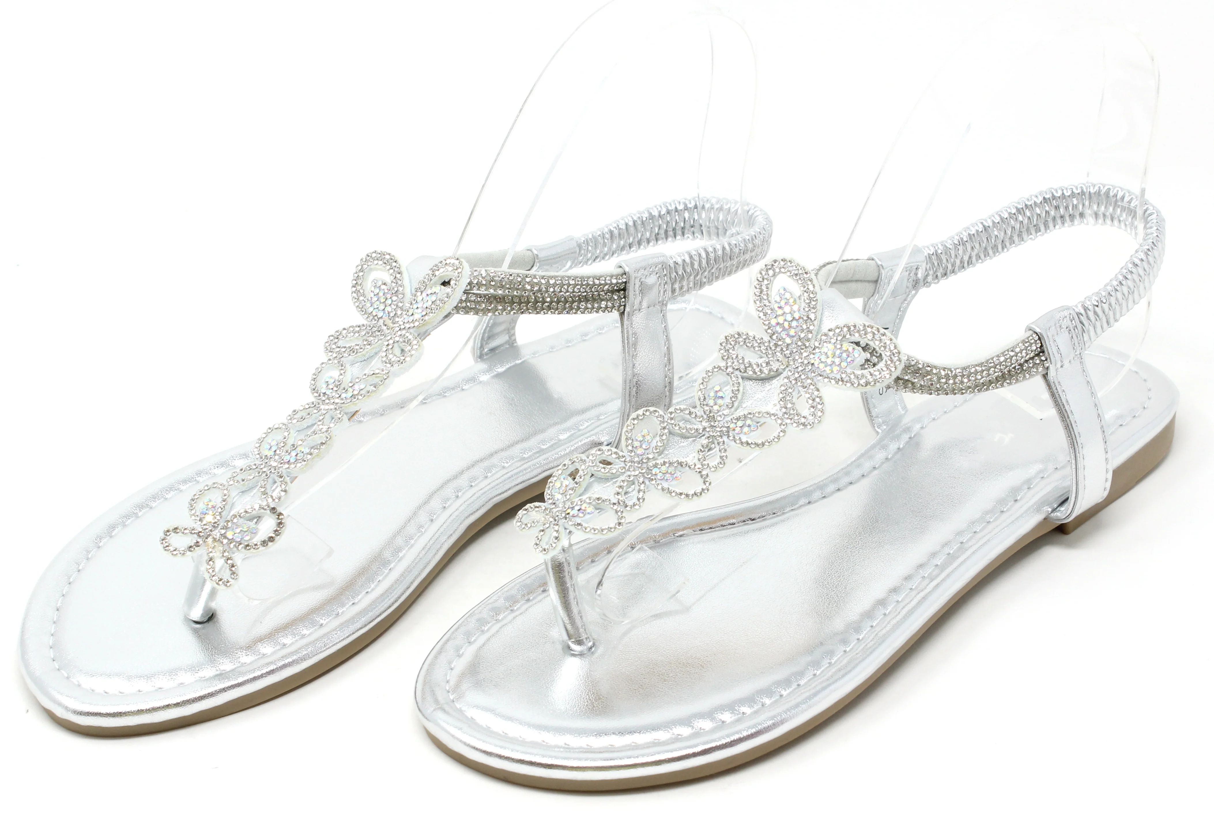 Diamante Butterfly Sandals - Image 7
