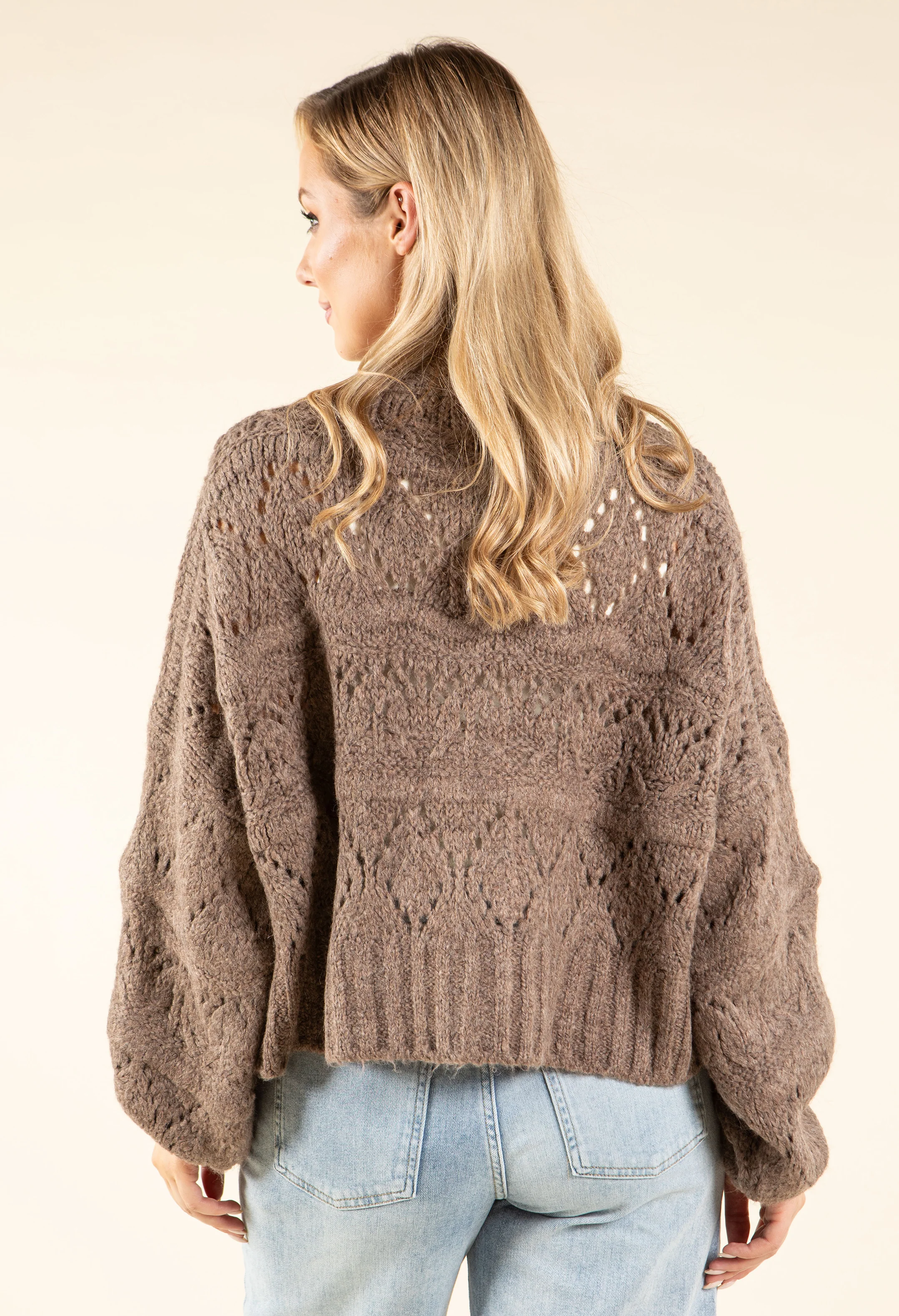 Diamante Buttoned Cardigan - Image 6