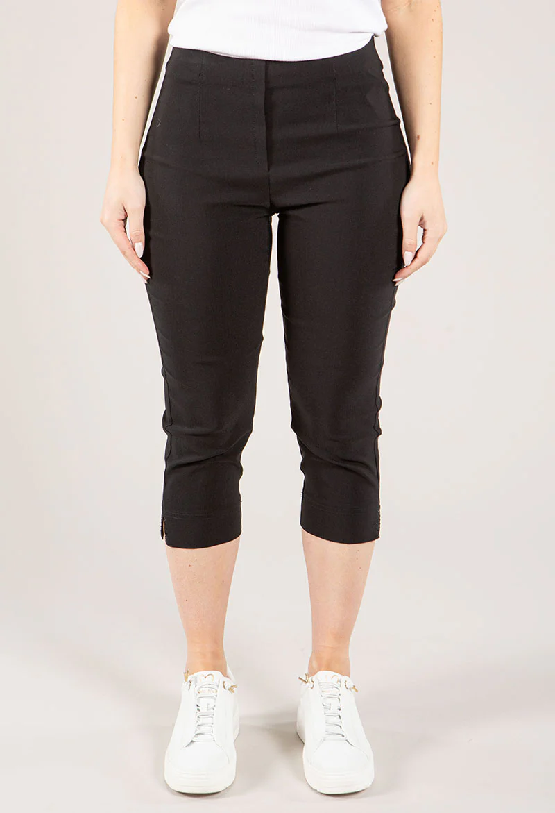 Diamante Detail Pull On Capris - Image 7