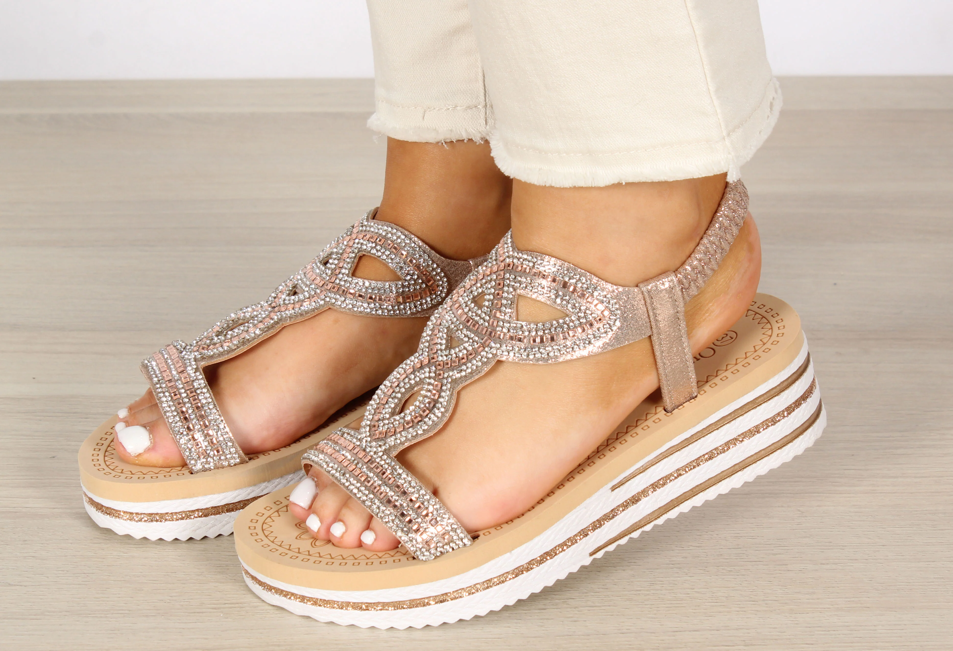 Diamante Mosaic Sandal - Image 3