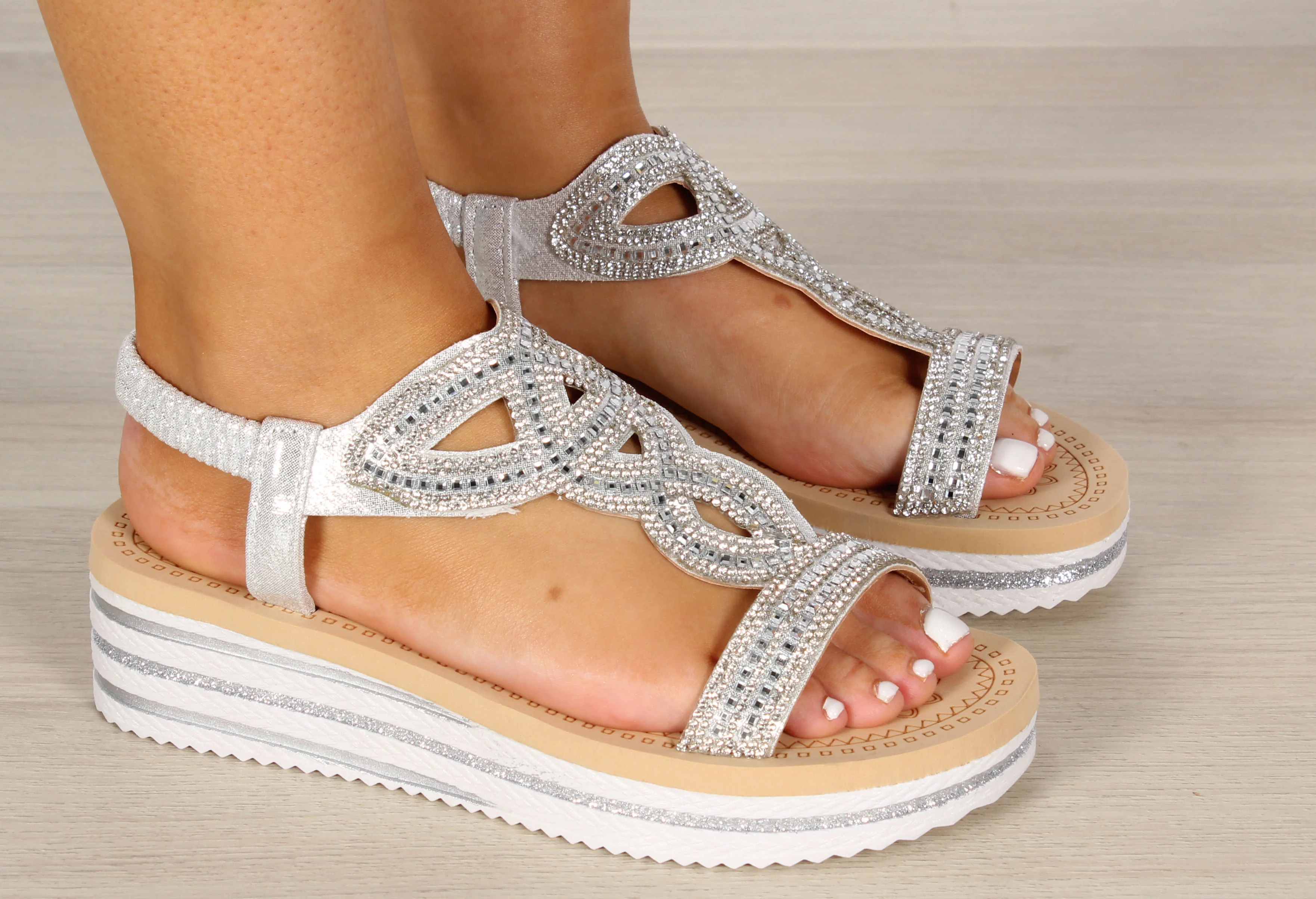 Diamante Mosaic Sandal - Image 9