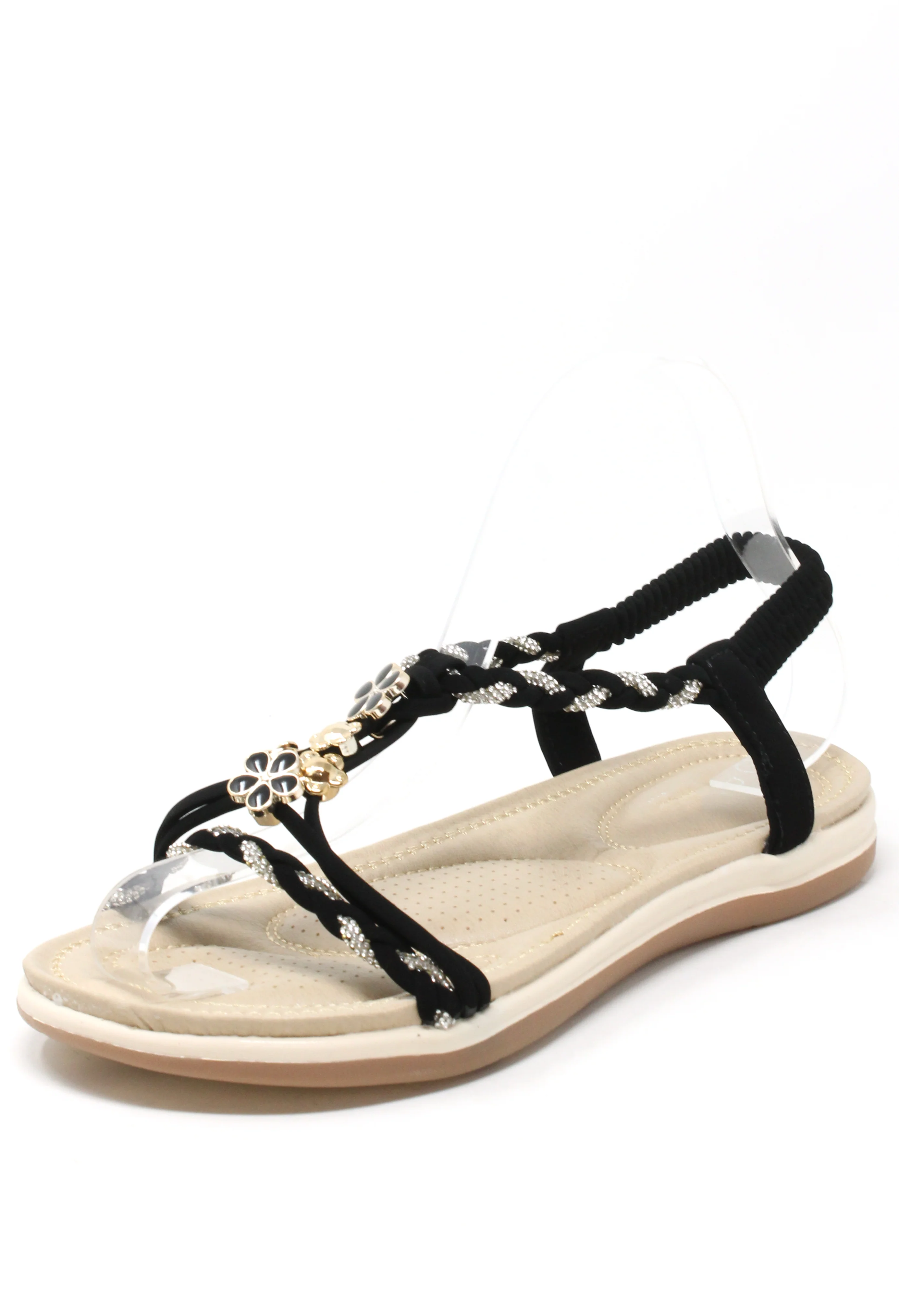 Diamante Twist Sandal - Image 3