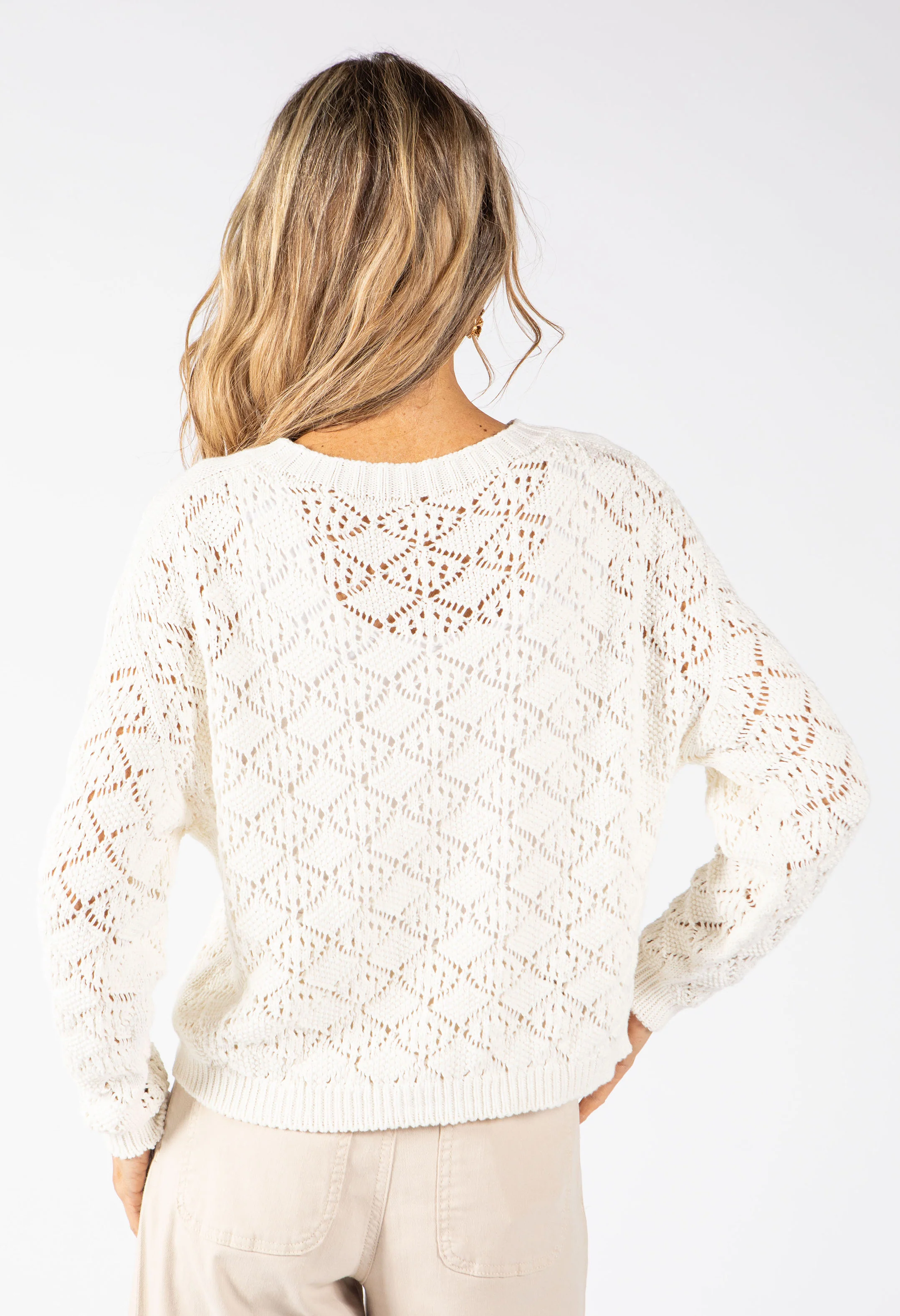 Diamond Design Knit Jumper - Image 13