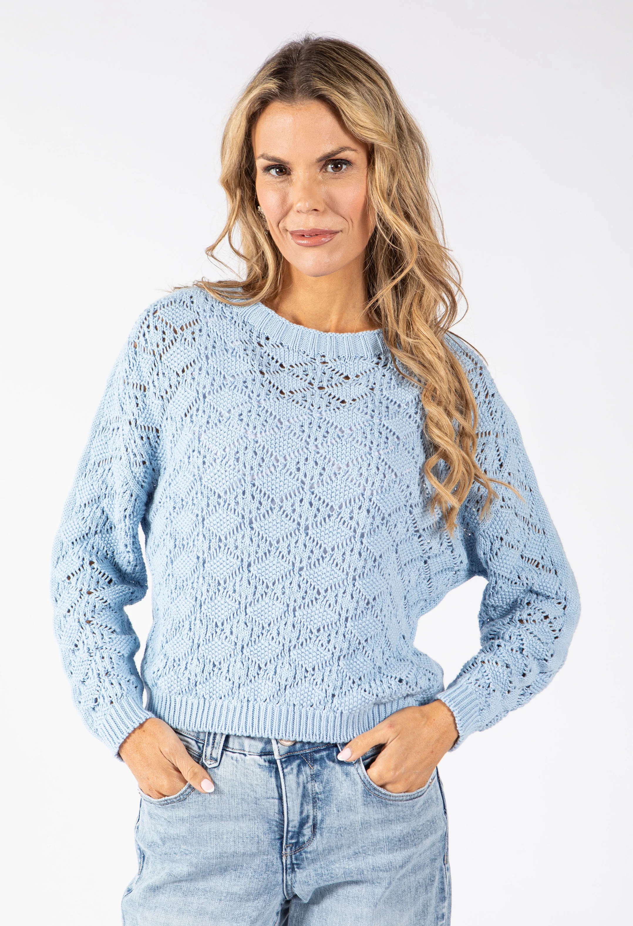 Diamond Design Knit Jumper - Image 2