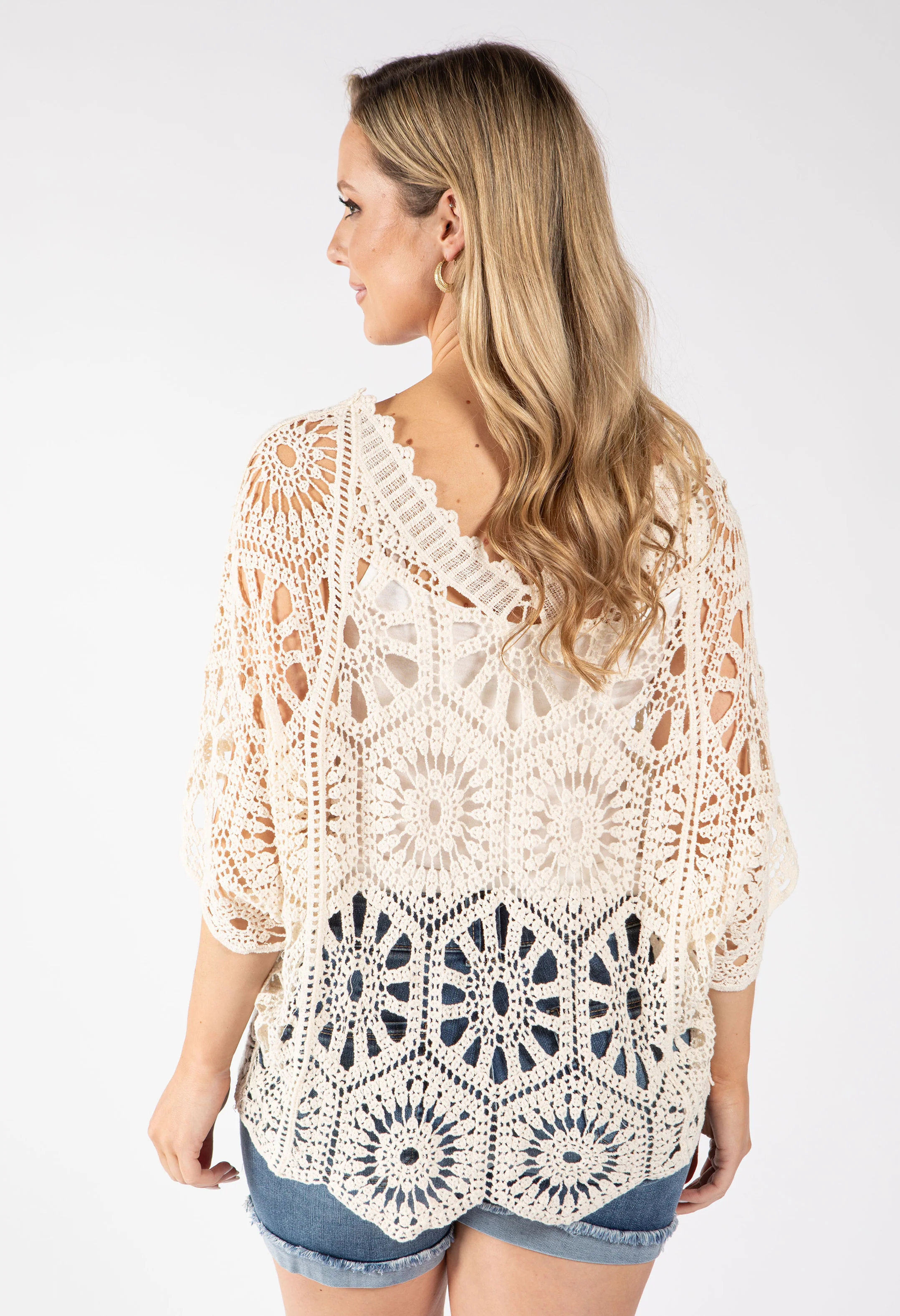 Donalito Crochet Knit Top - Image 10