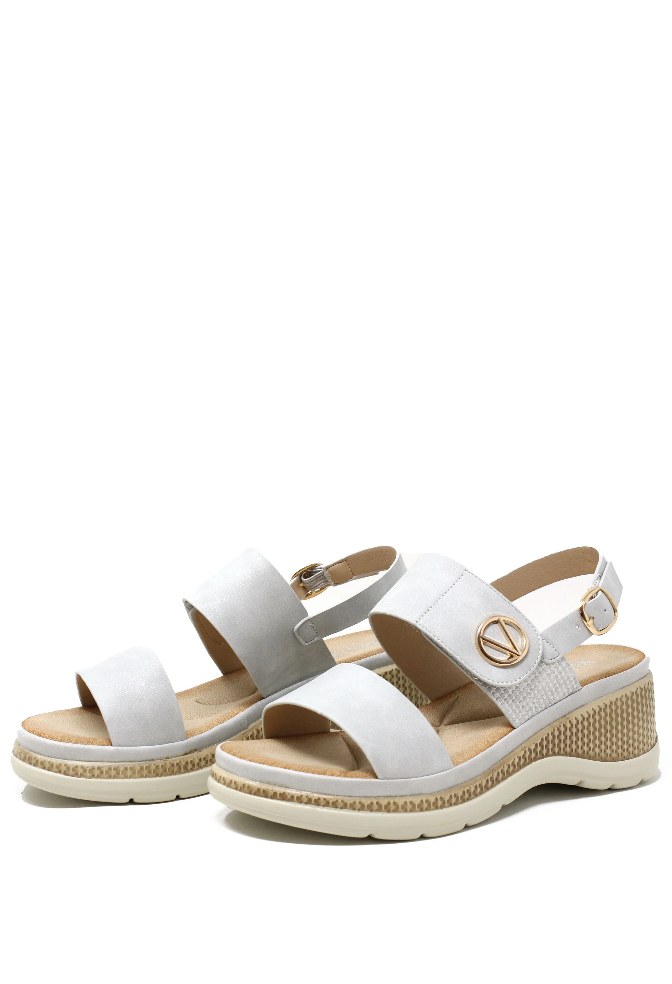 Double Strap Wedge Sandal - Image 4