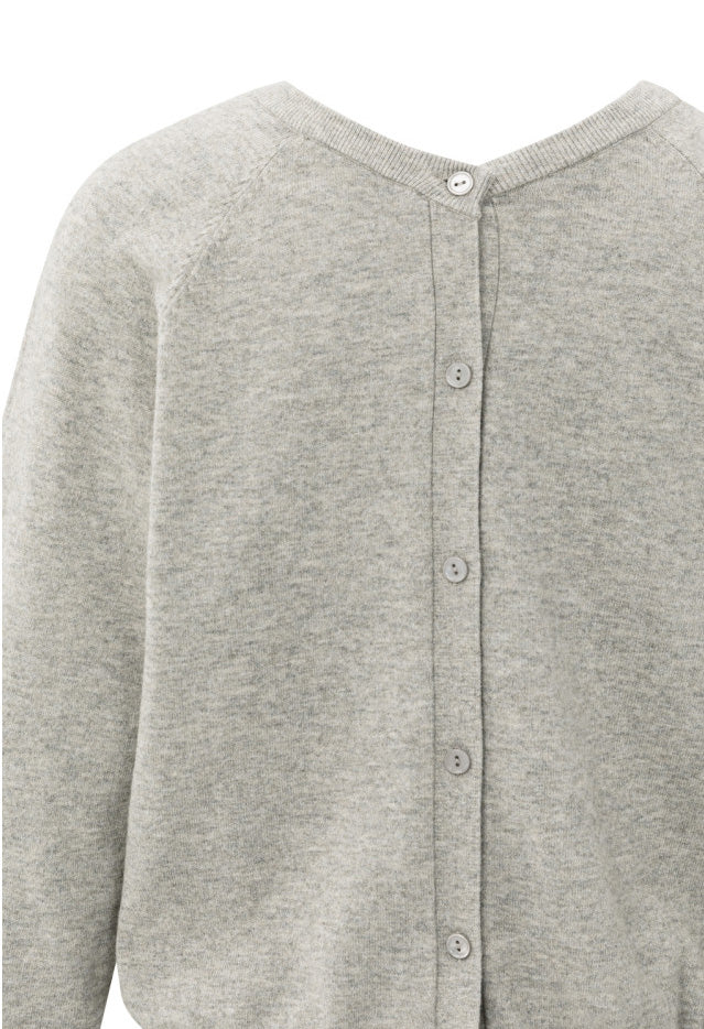 Double V-Neck Knit Sweater - Image 6