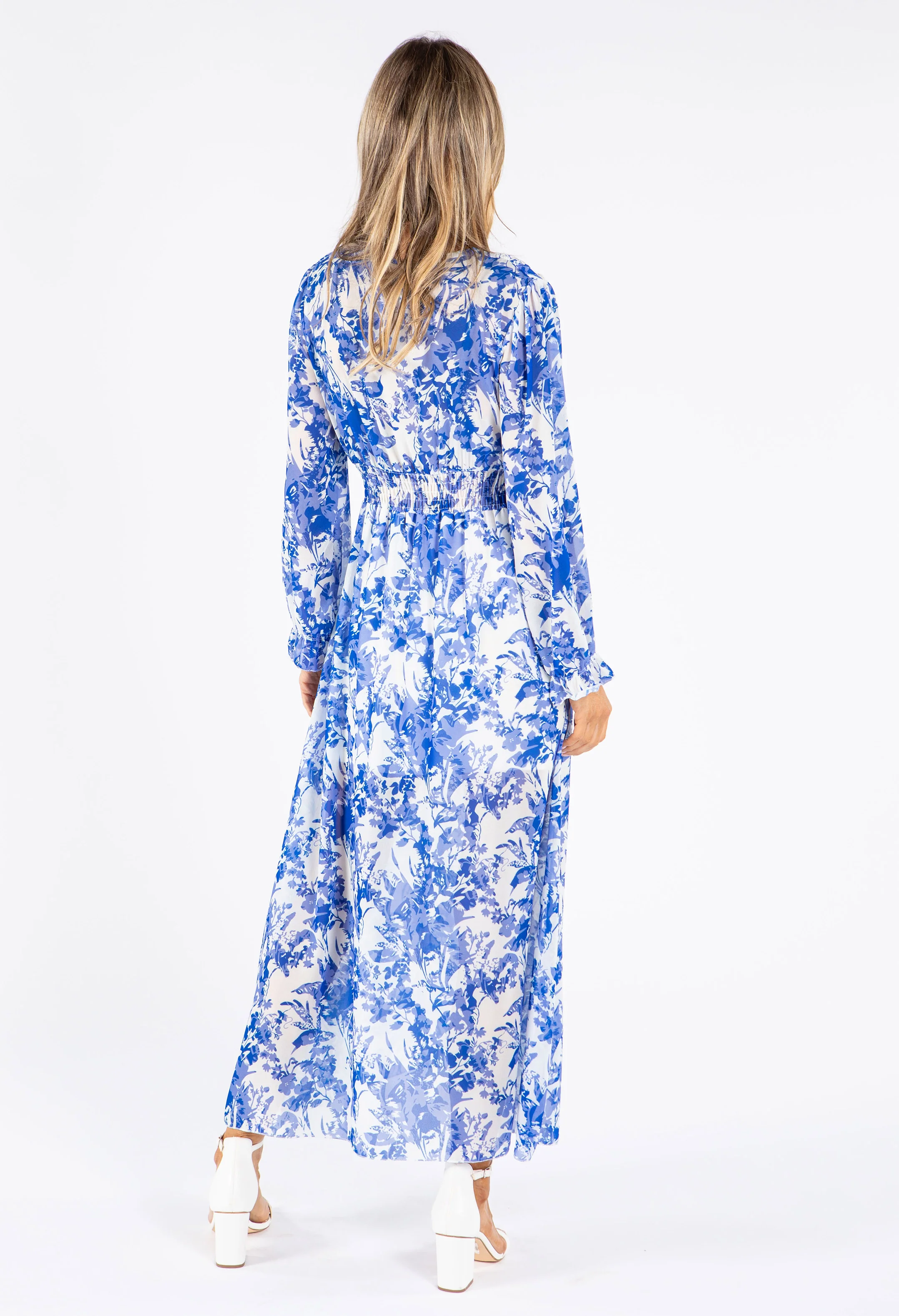 Elle Dress in Floral Print - Image 3