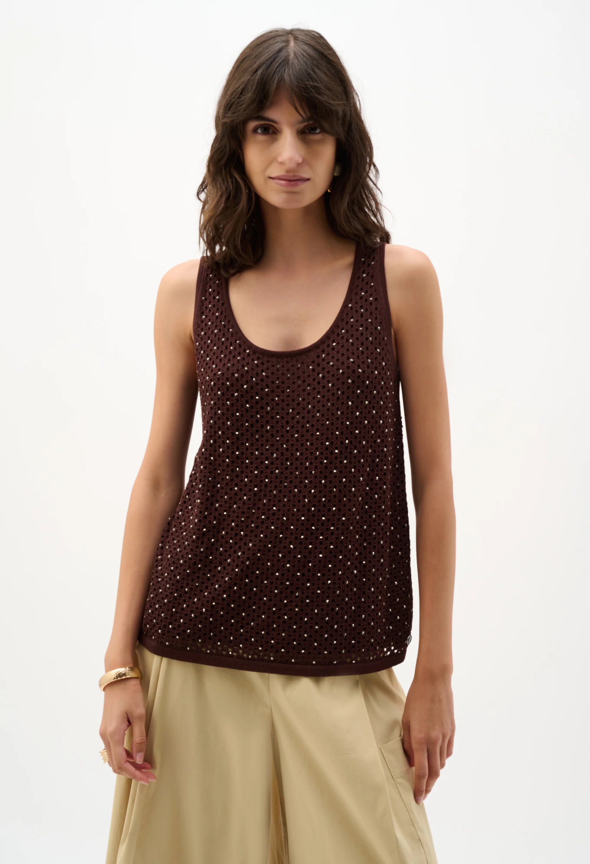 Embellished Knit Camisole - Image 2