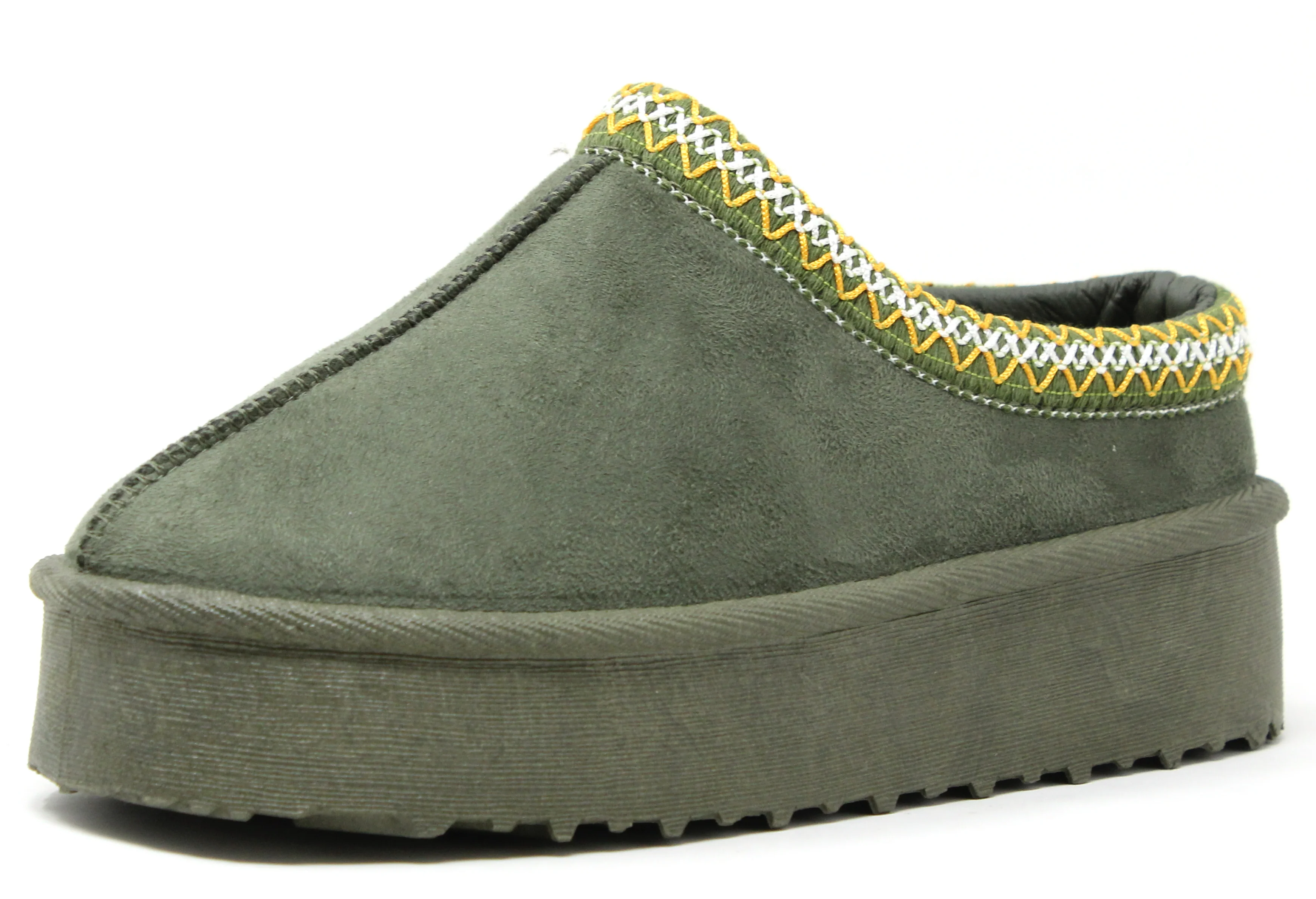 Embroidered Platform Slip On Boot - Image 3
