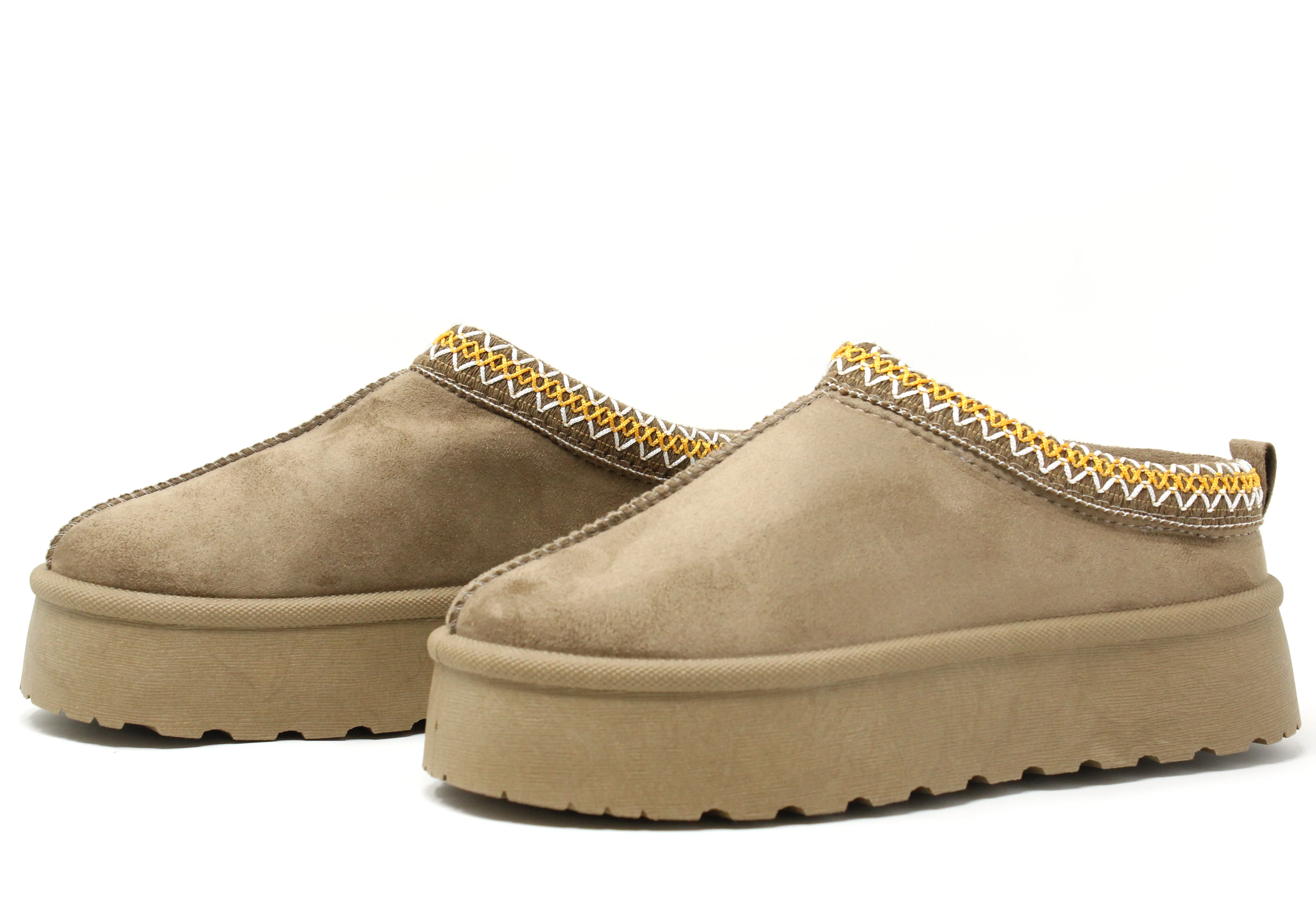 Embroidered Platform Slip On Boot - Image 7