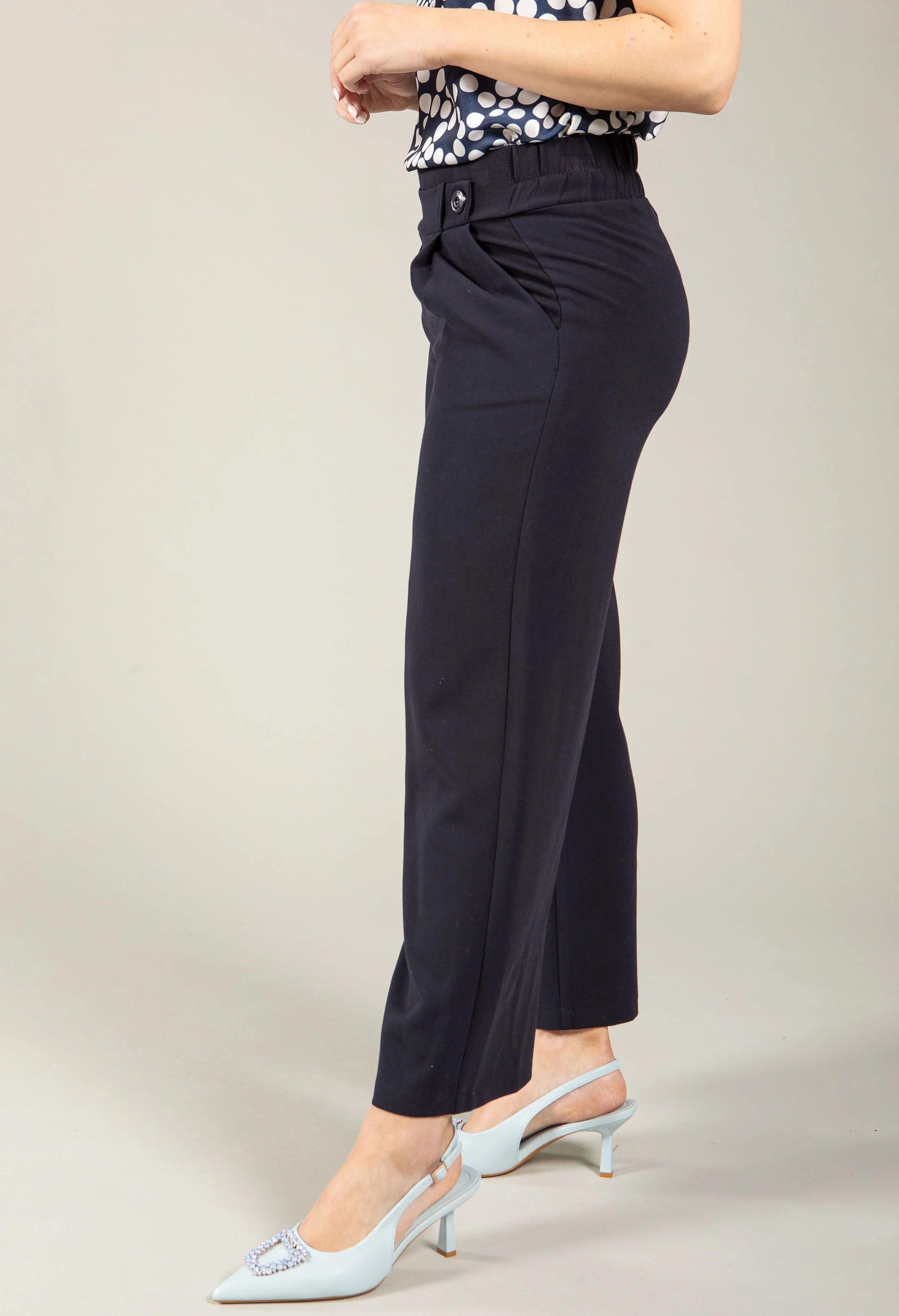 Faby Wide Leg City Trousers - Image 3