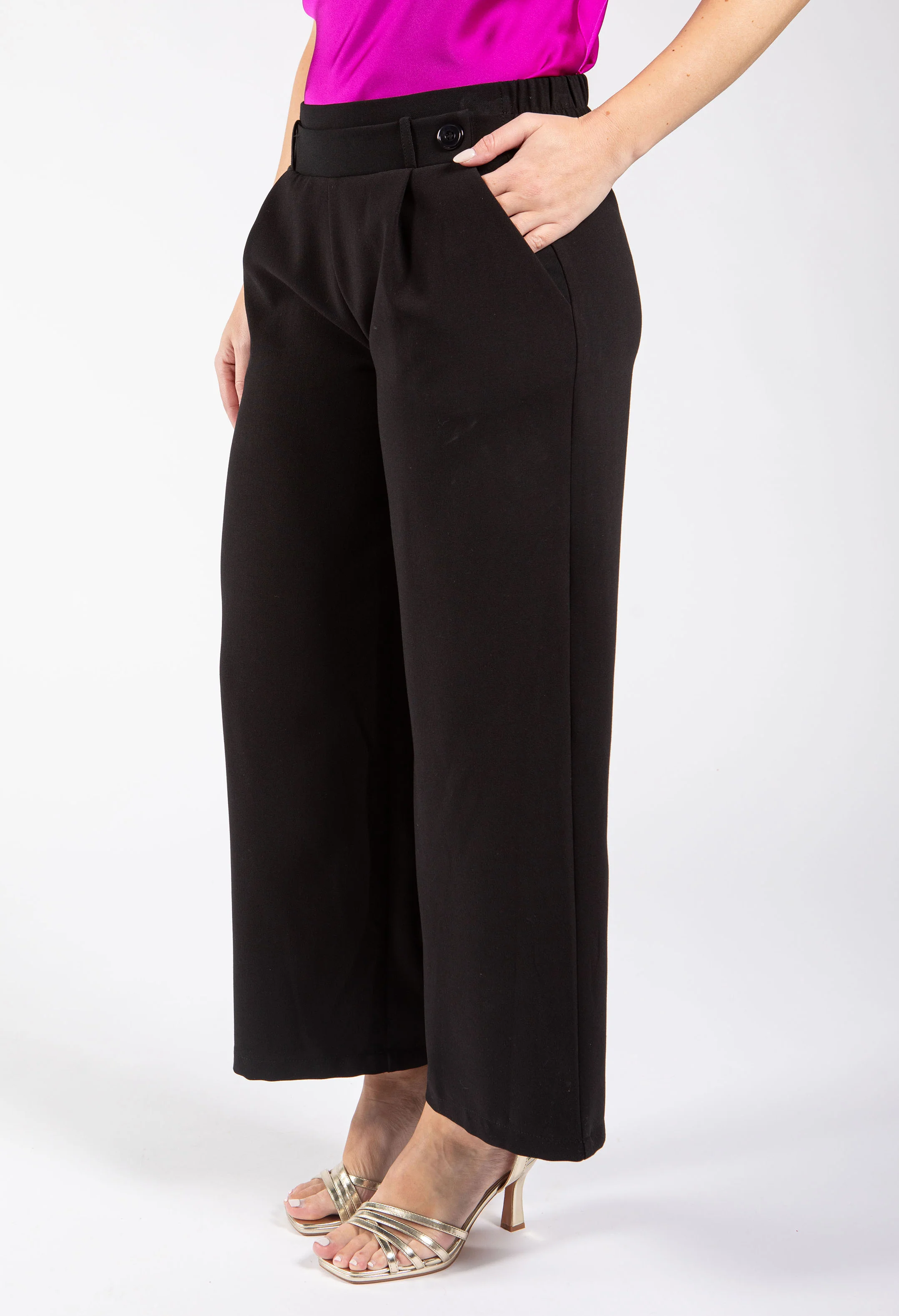 Faby Wide Leg City Trousers - Image 6