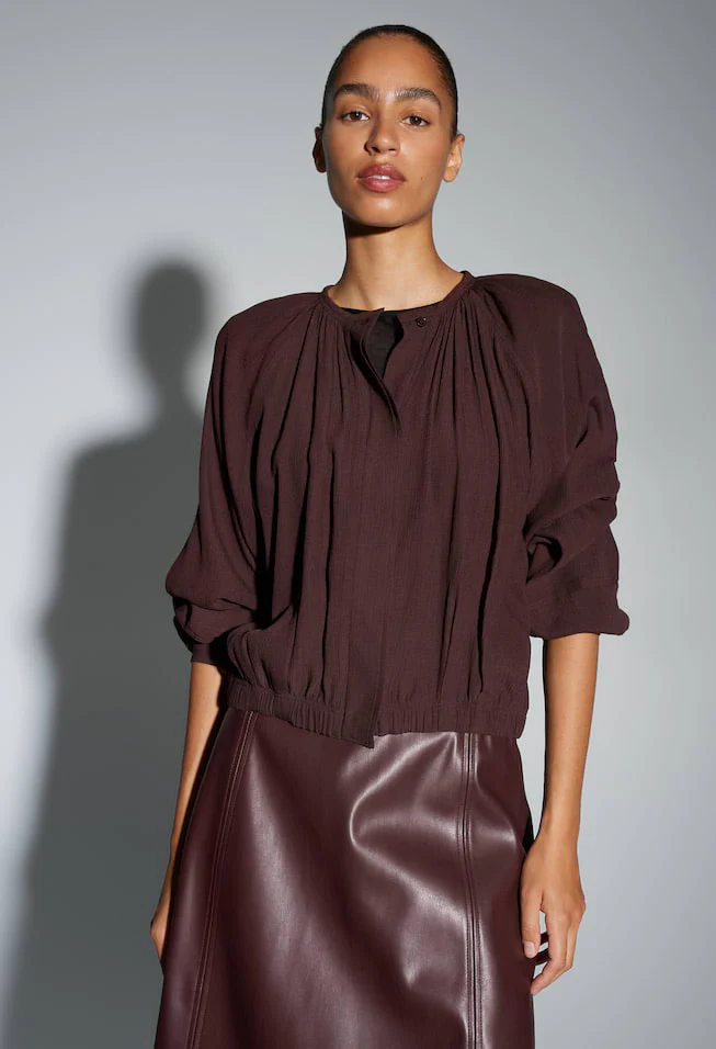 Faluna wide tunic blouse