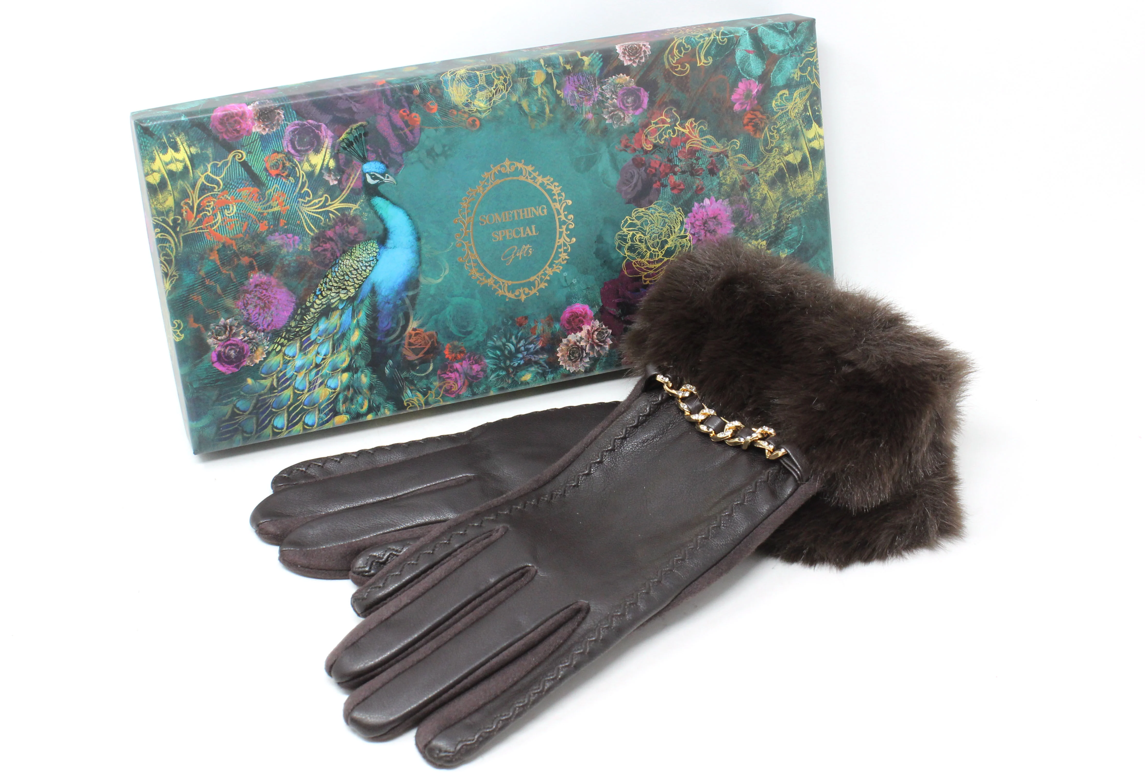 Faux Fur Cuff Gloves - Image 14