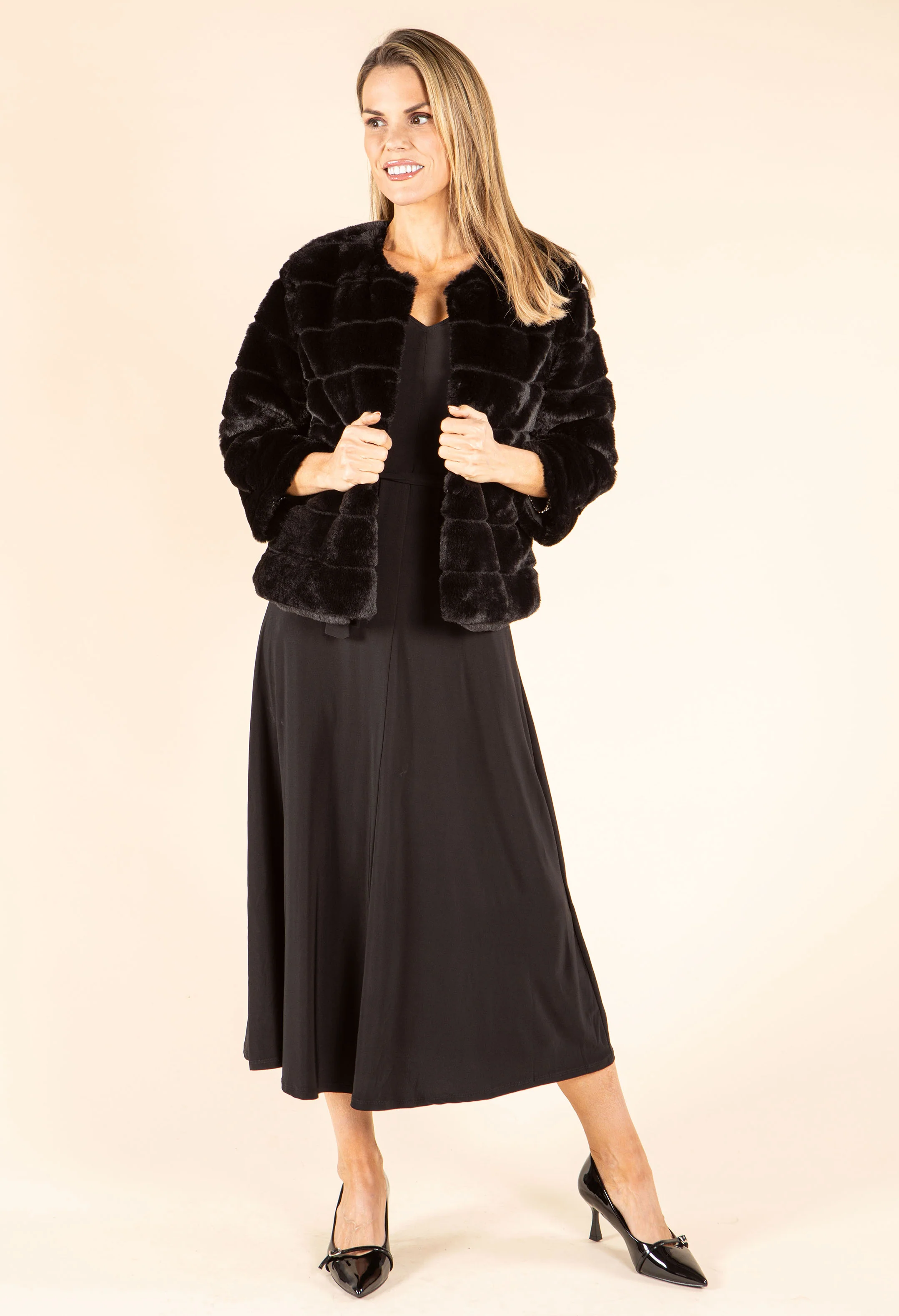 Faux Fur Jacket - Image 11