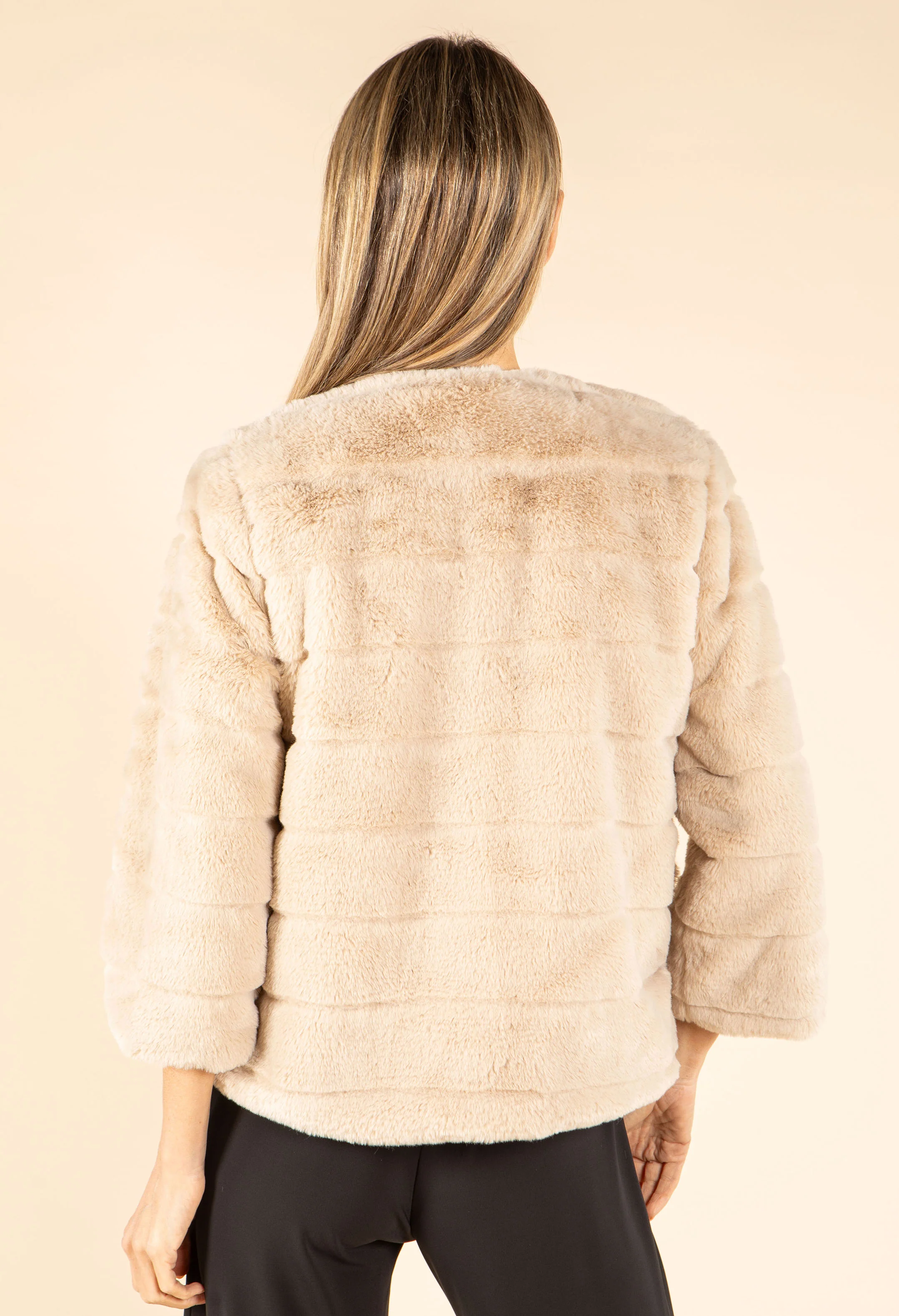 Faux Fur Jacket - Image 9