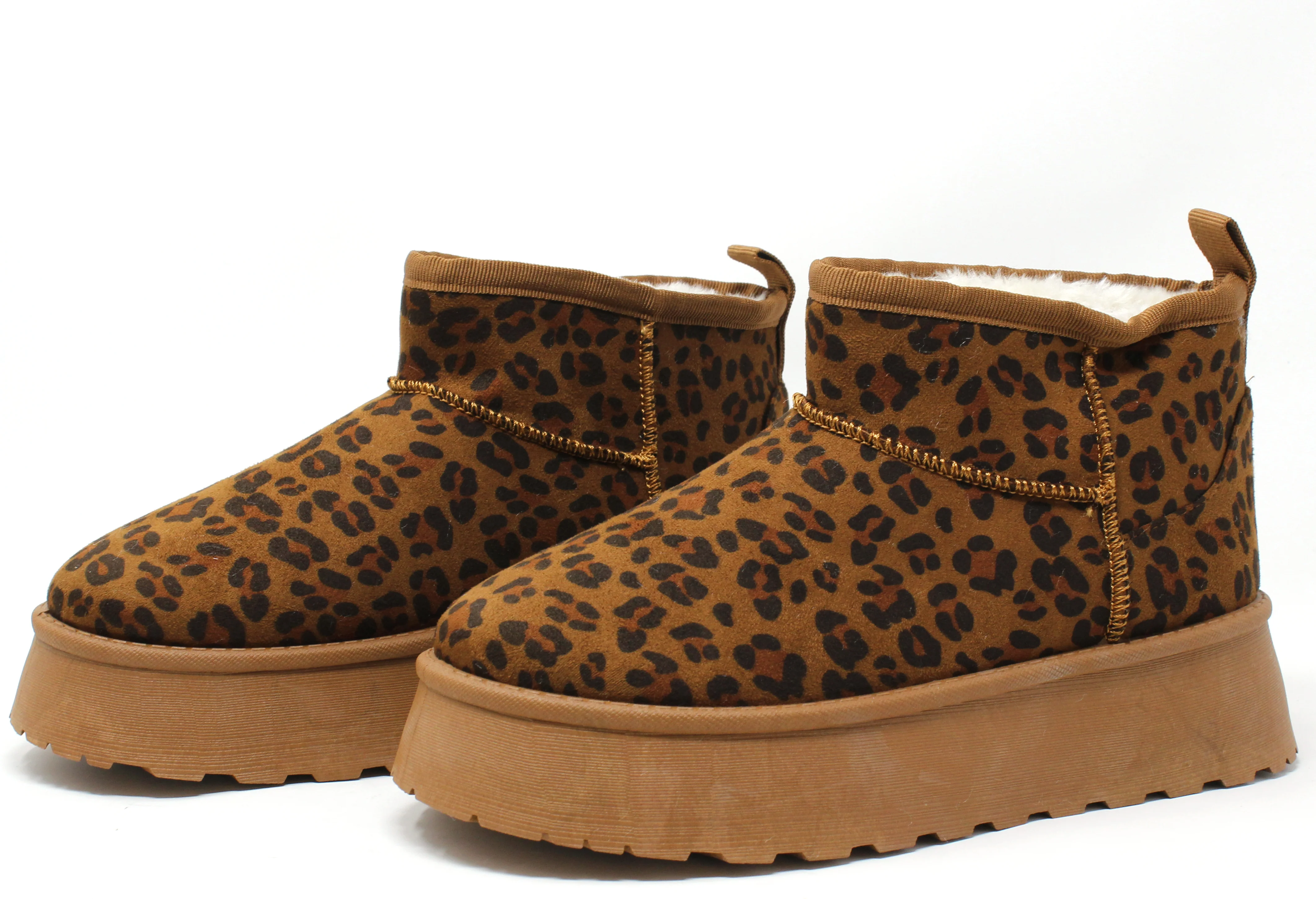 Faux Fur Lined Platform Boot - Image 17