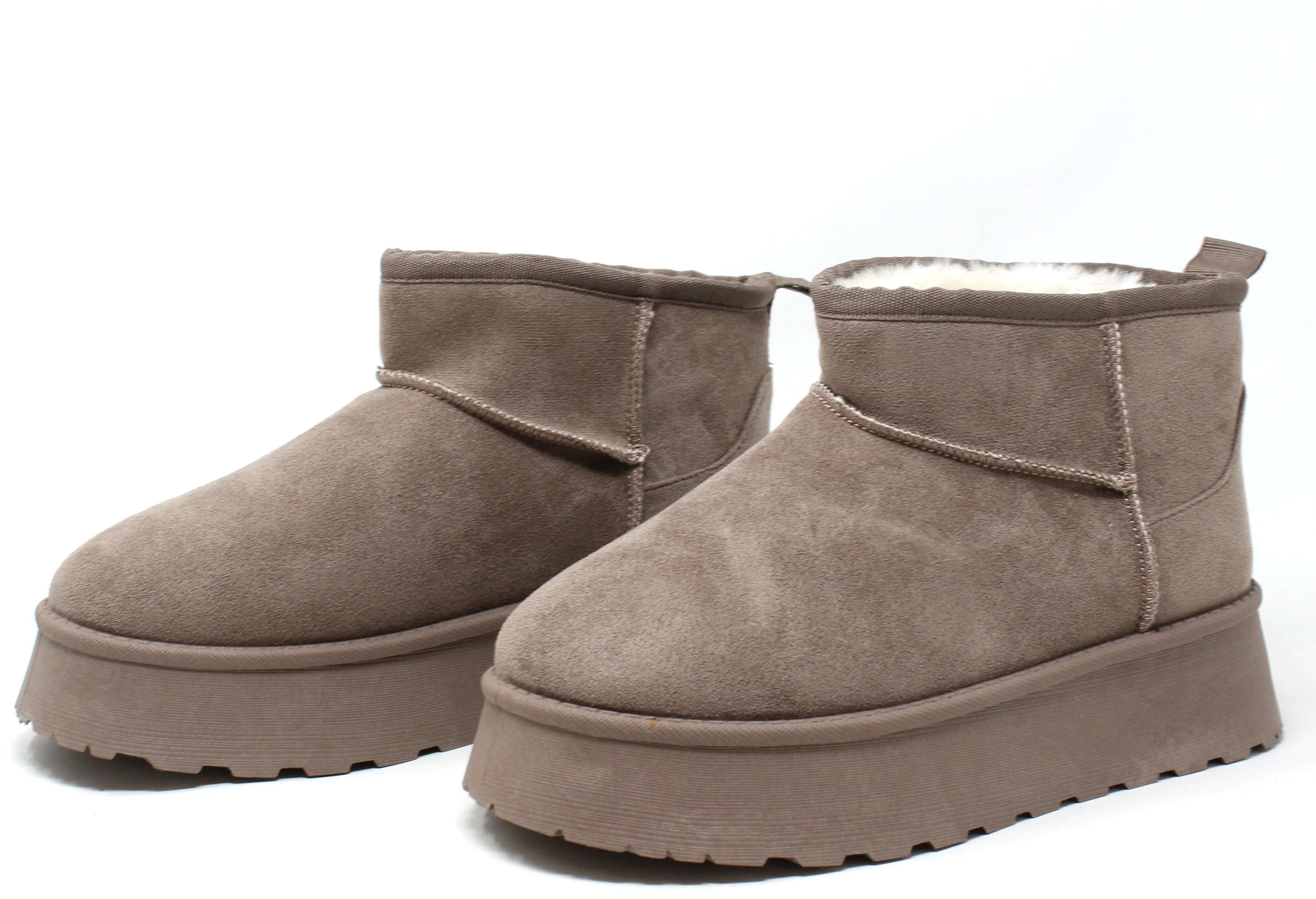 Faux Fur Lined Platform Boot - Image 21