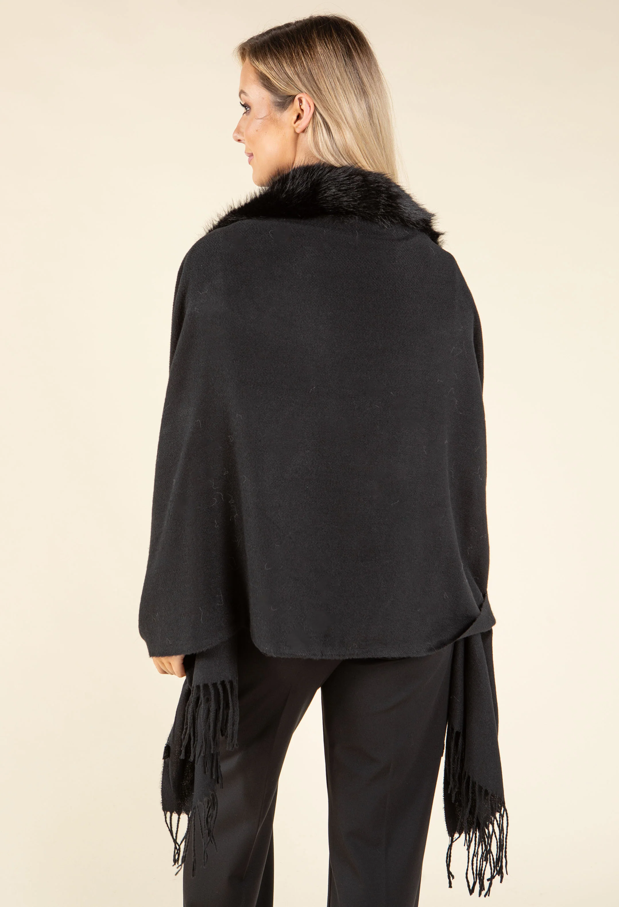 Faux Fur Shawl - Image 12