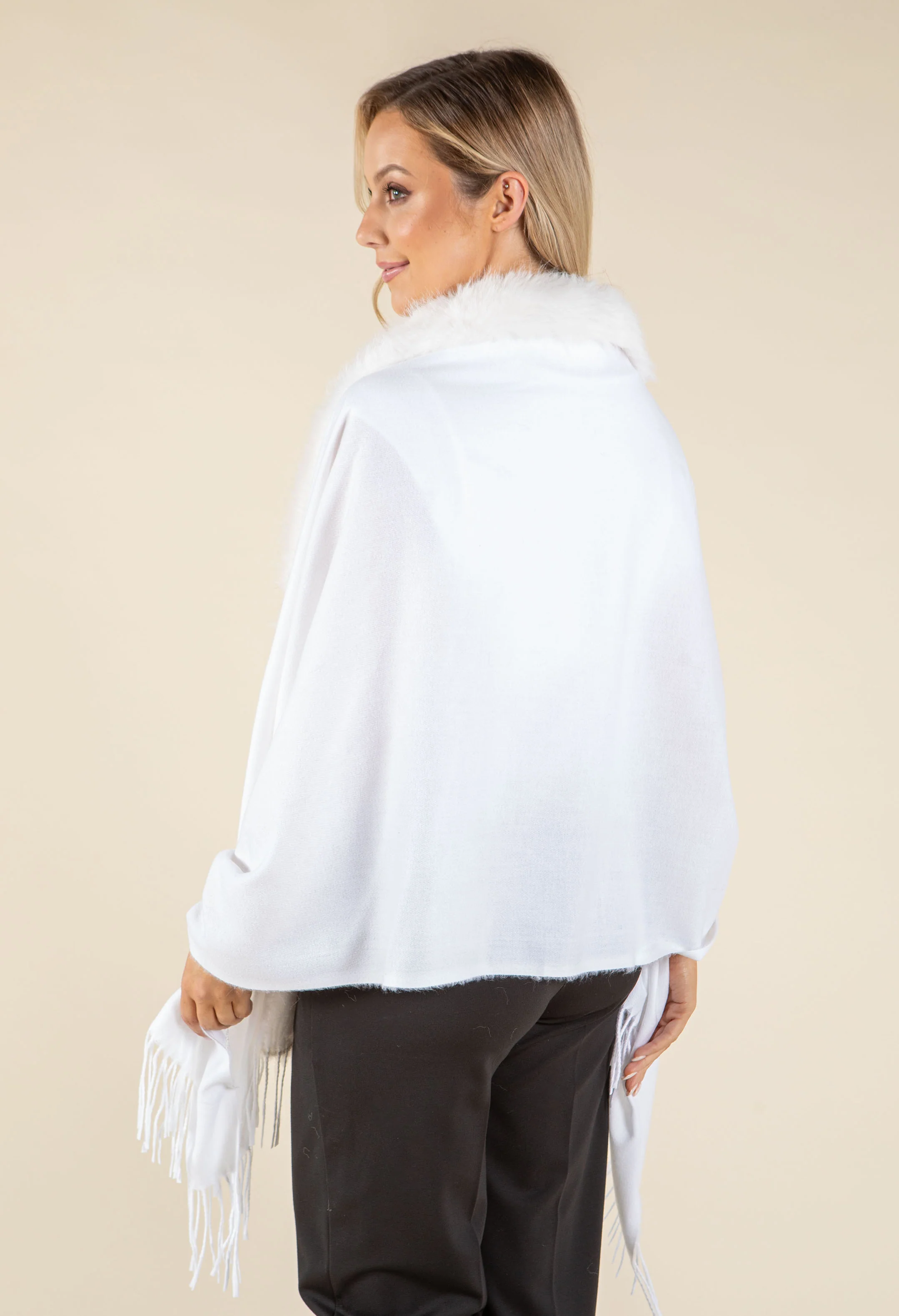 Faux Fur Shawl - Image 16