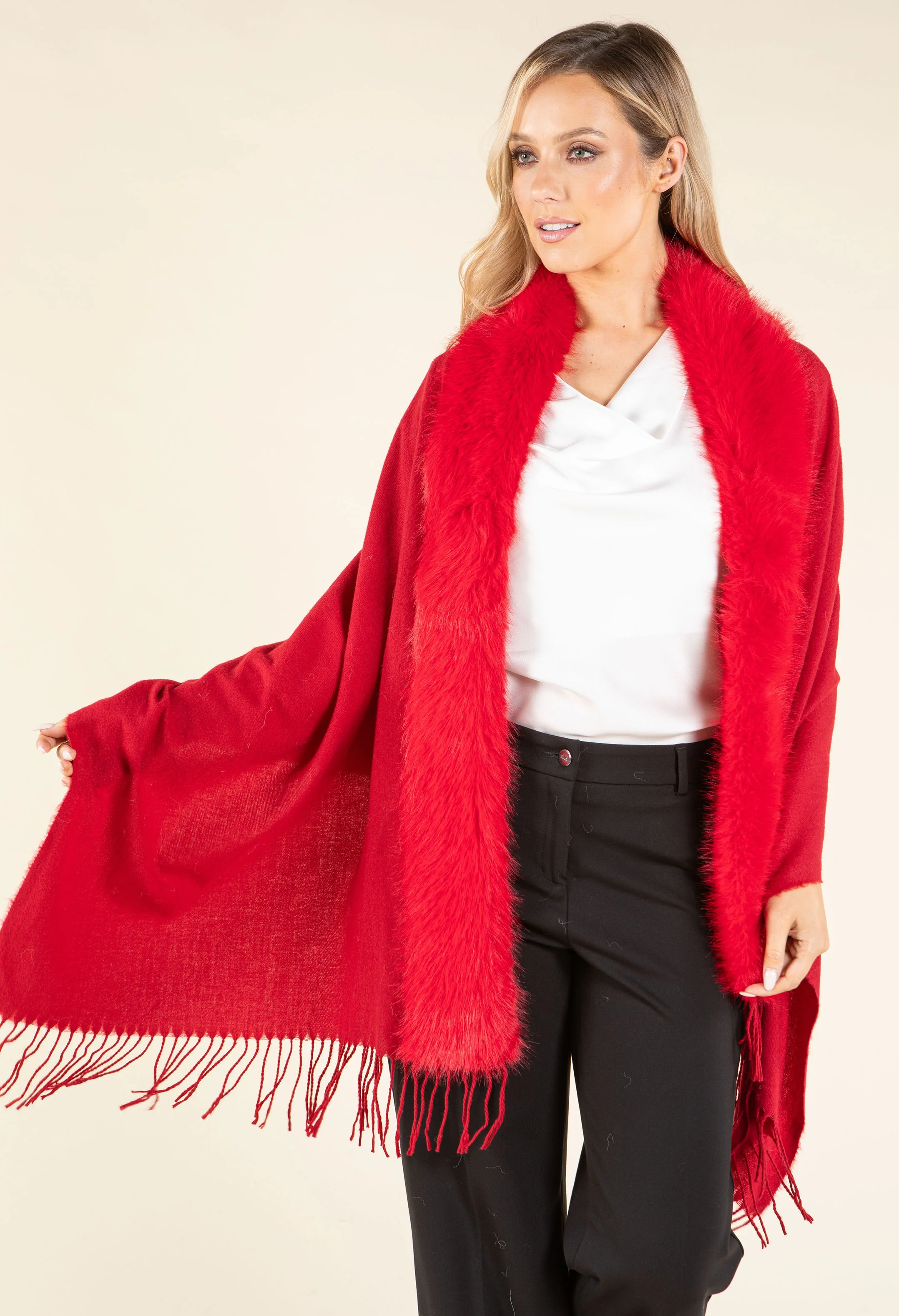 Faux Fur Shawl - Image 17