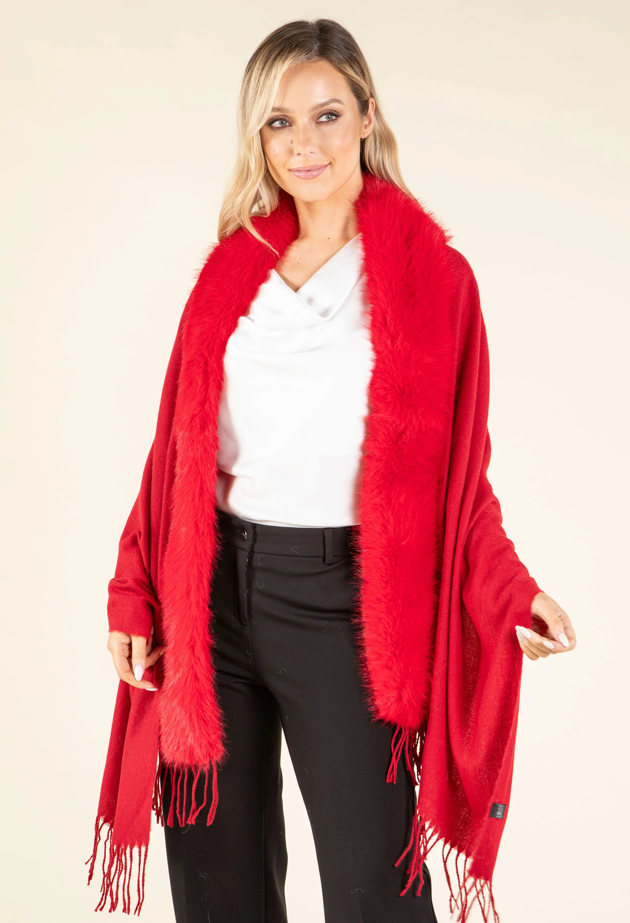 Faux Fur Shawl - Image 18