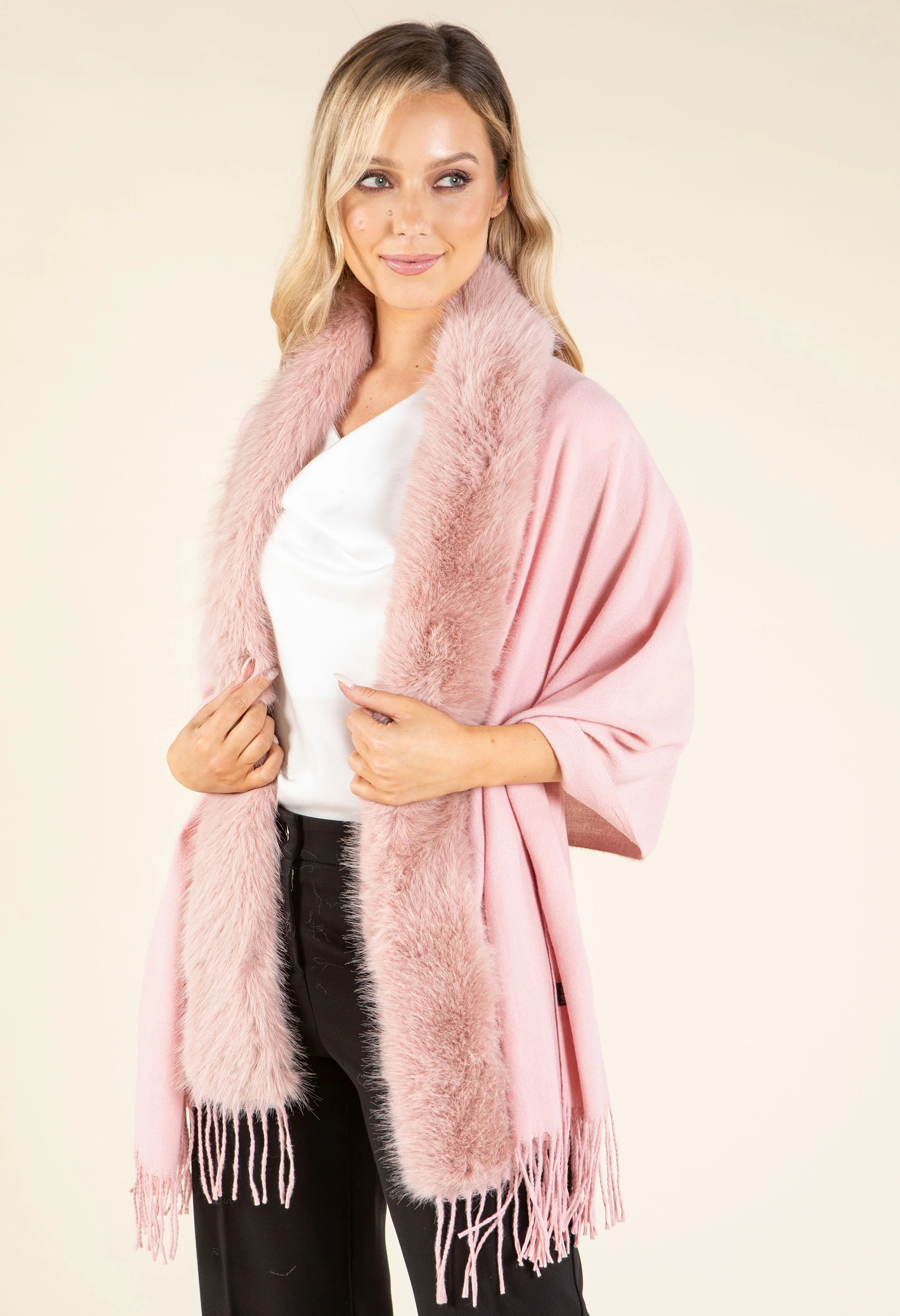 Faux Fur Shawl - Image 2
