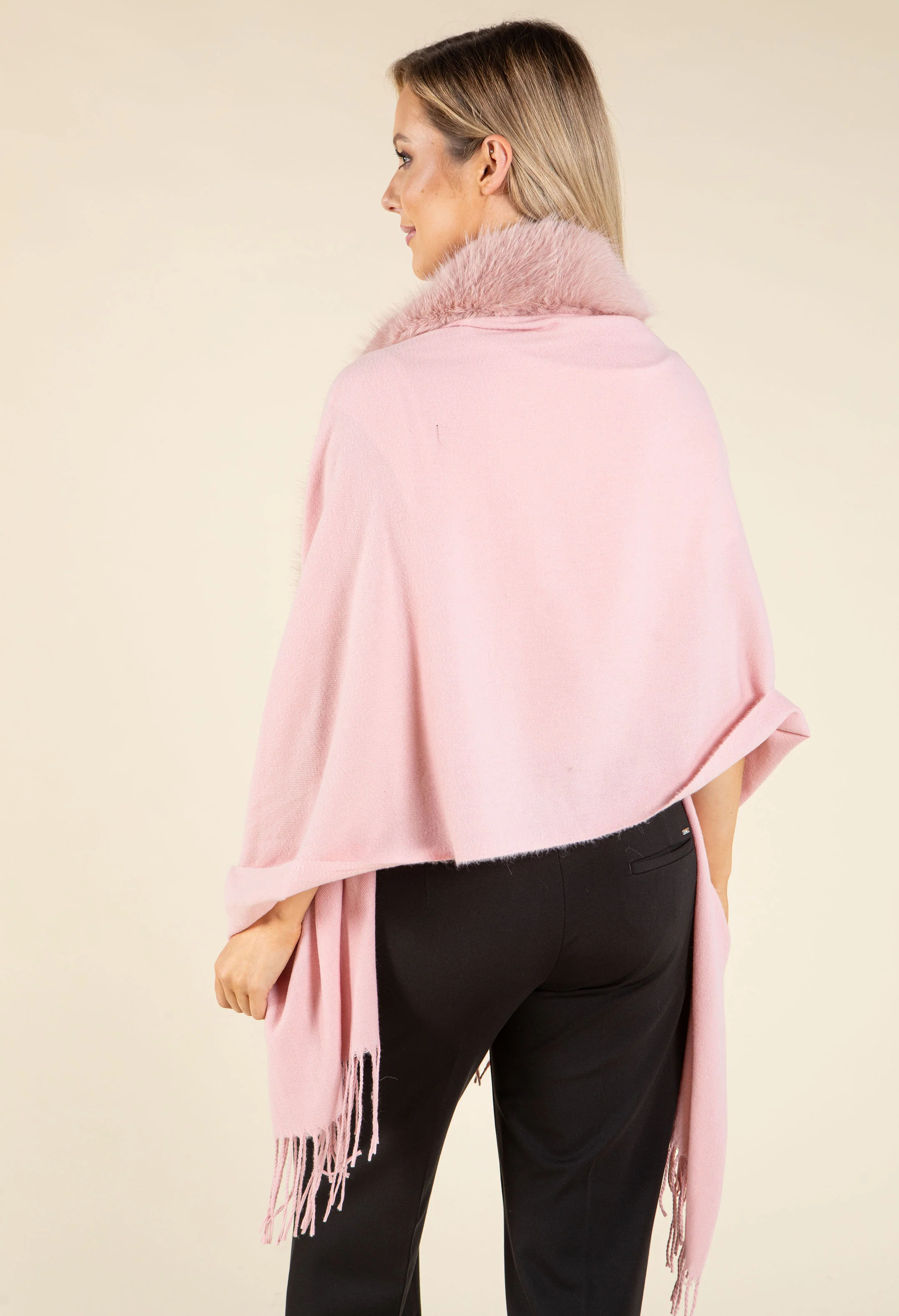 Faux Fur Shawl - Image 4