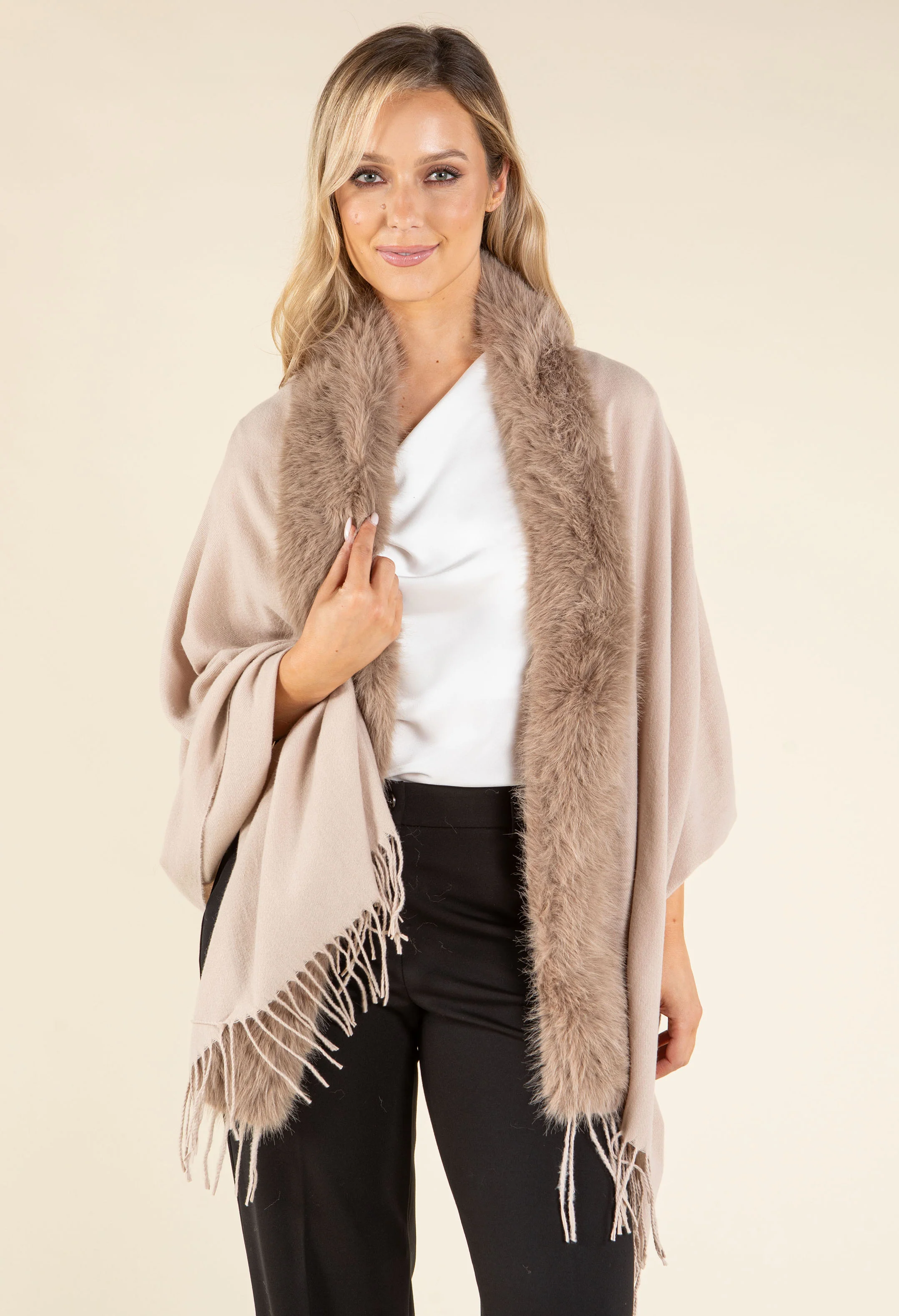 Faux Fur Shawl - Image 6