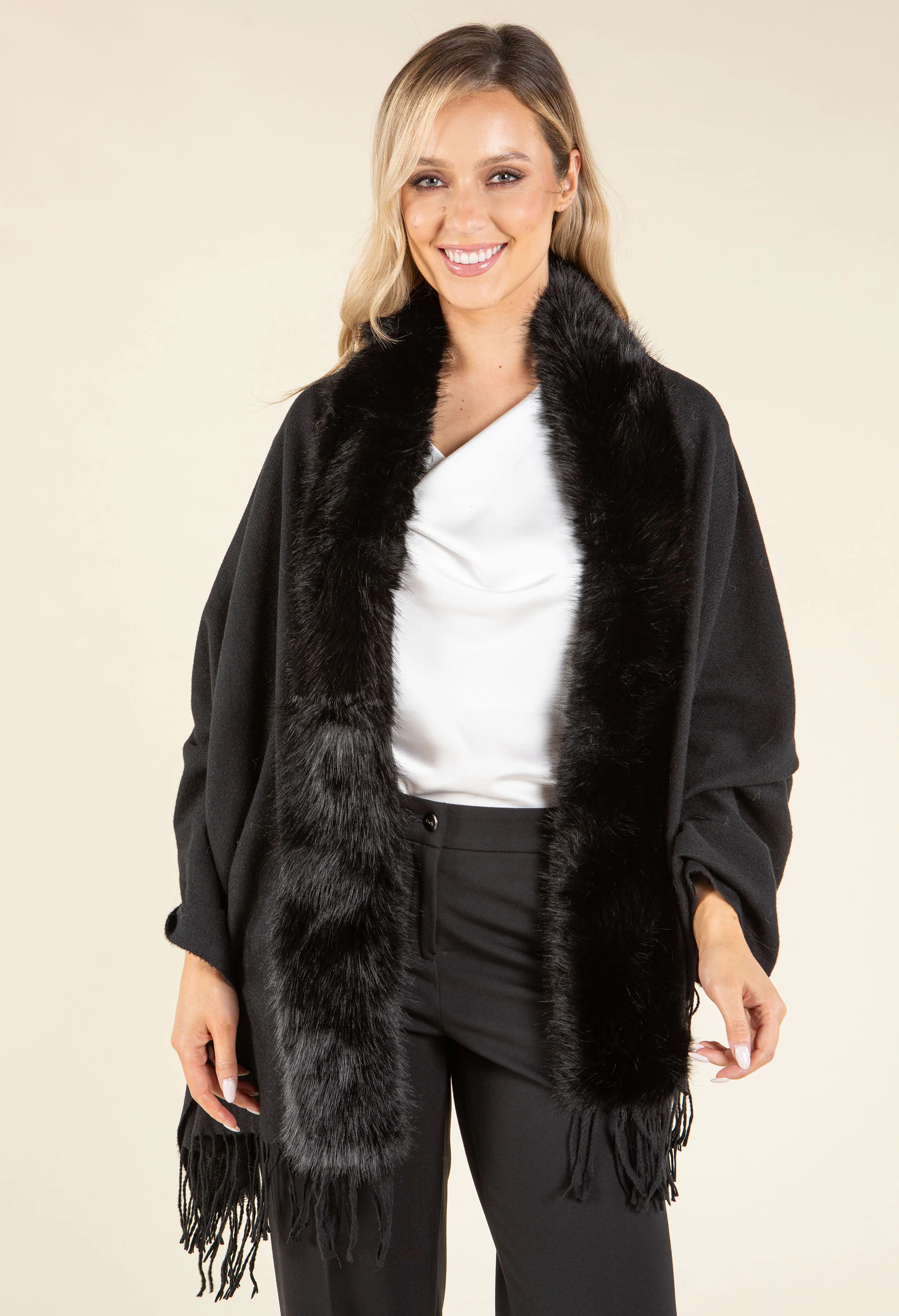 Faux Fur Shawl - Image 9