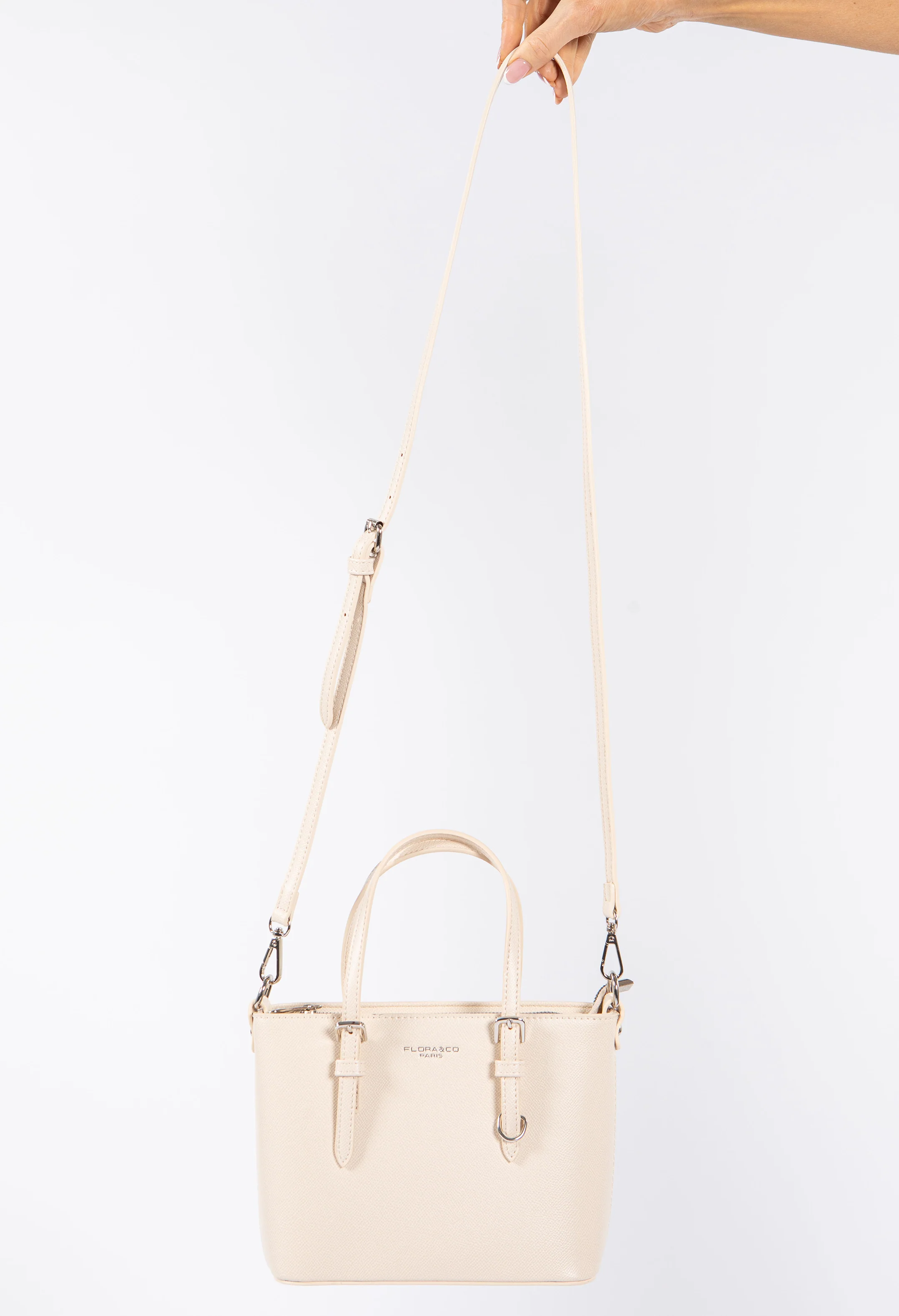 Structured Cross Body Bucket Bag - Image 3