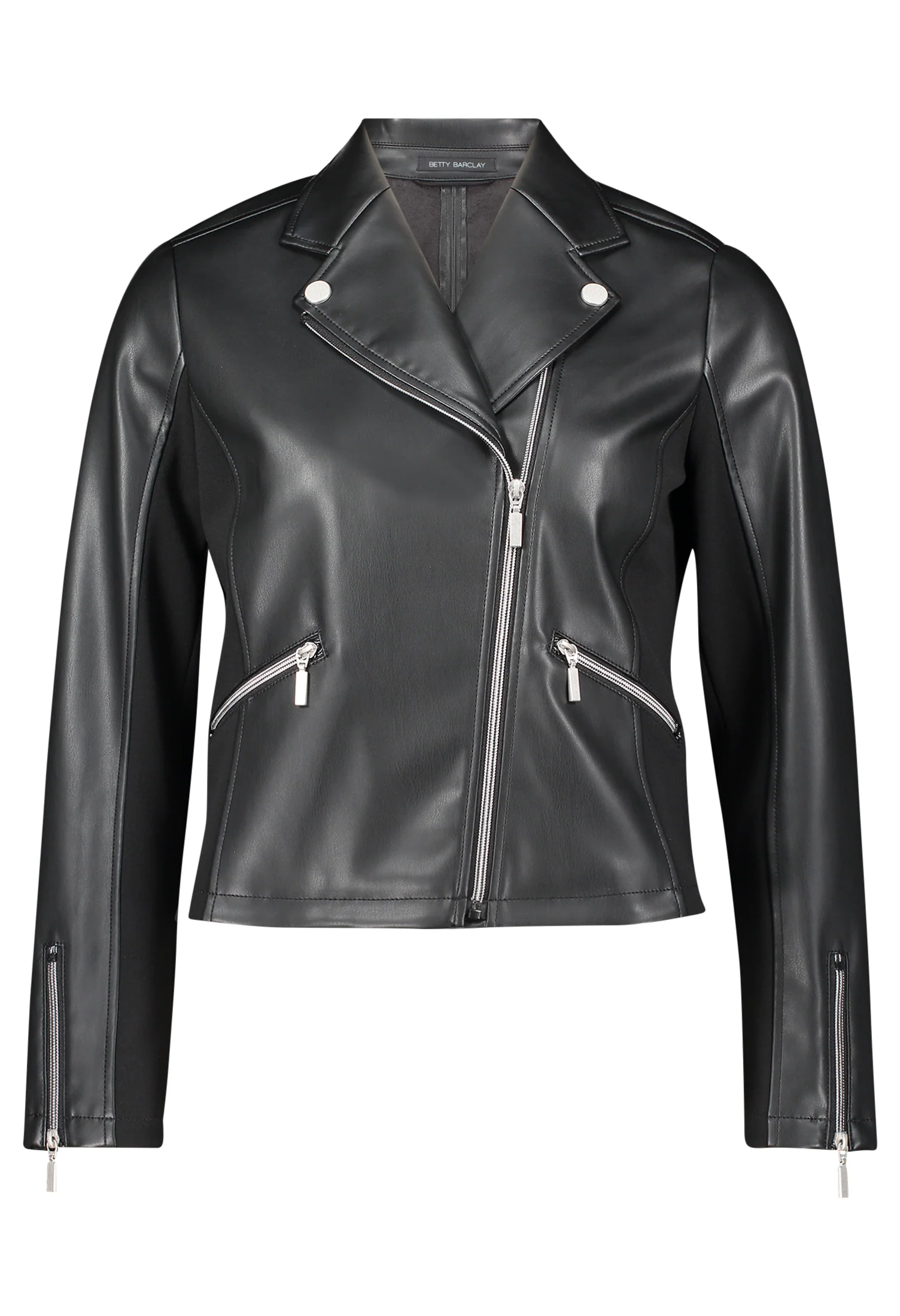 Faux Leather Biker Jacket - Image 5