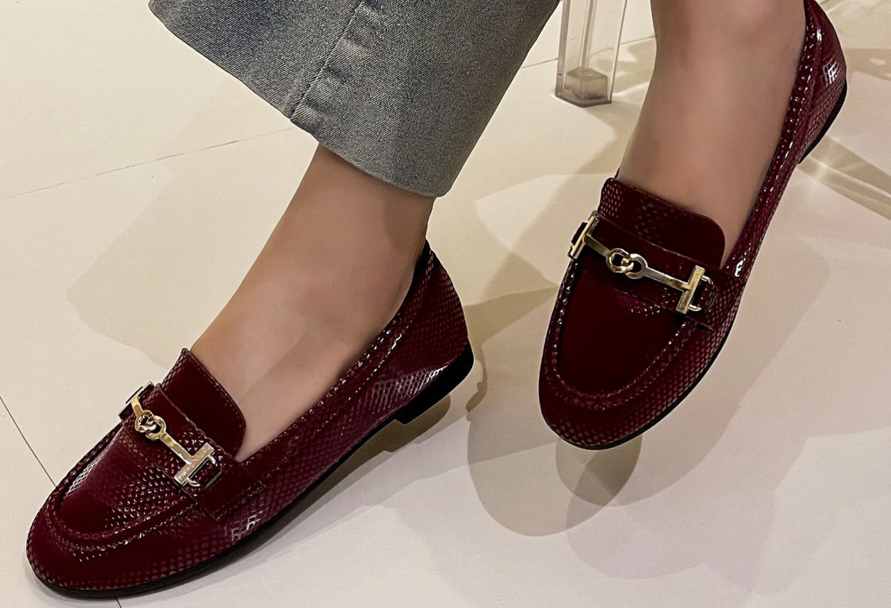 Faux Snake Effect Loafer - Image 11