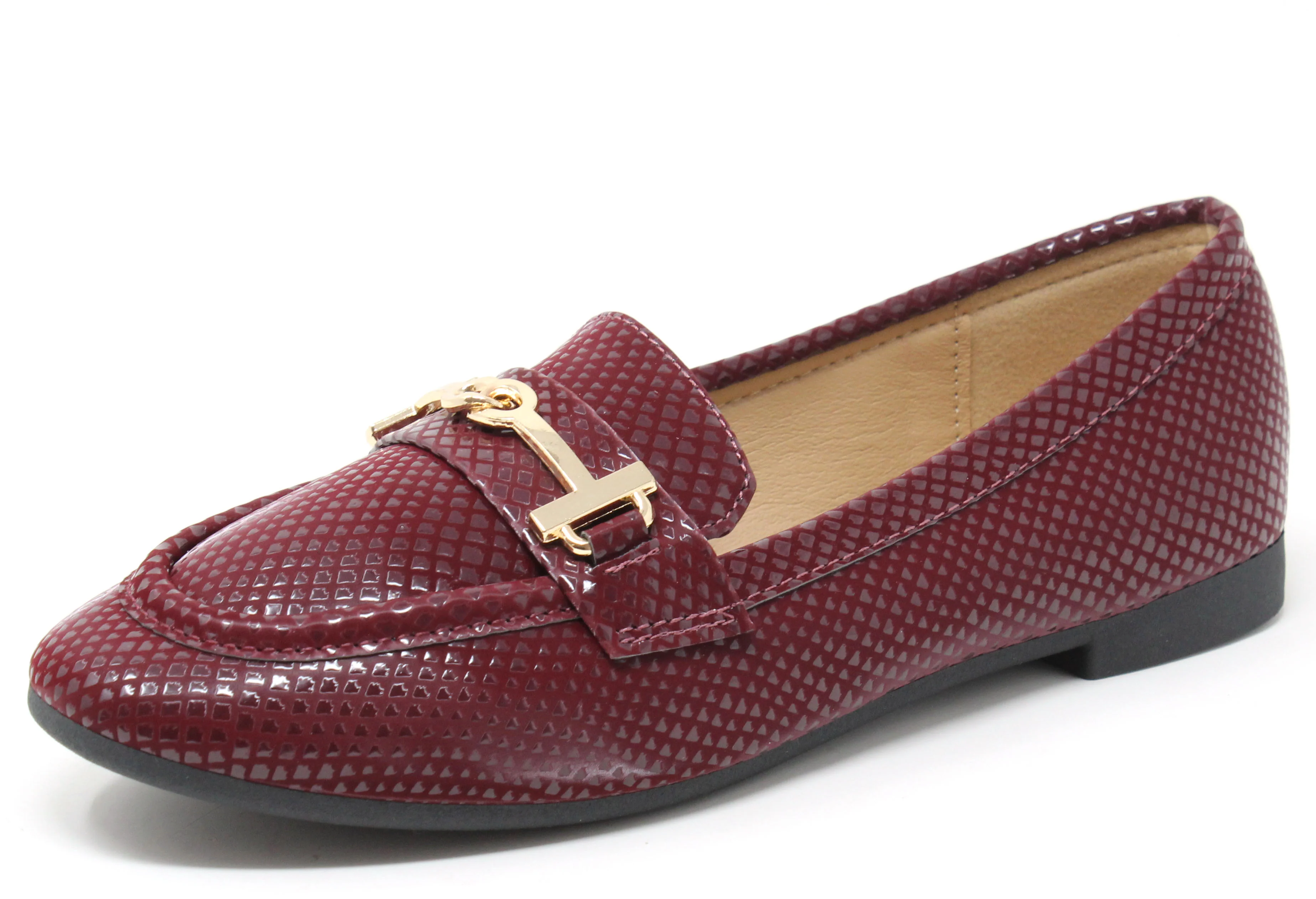 Faux Snake Effect Loafer - Image 13