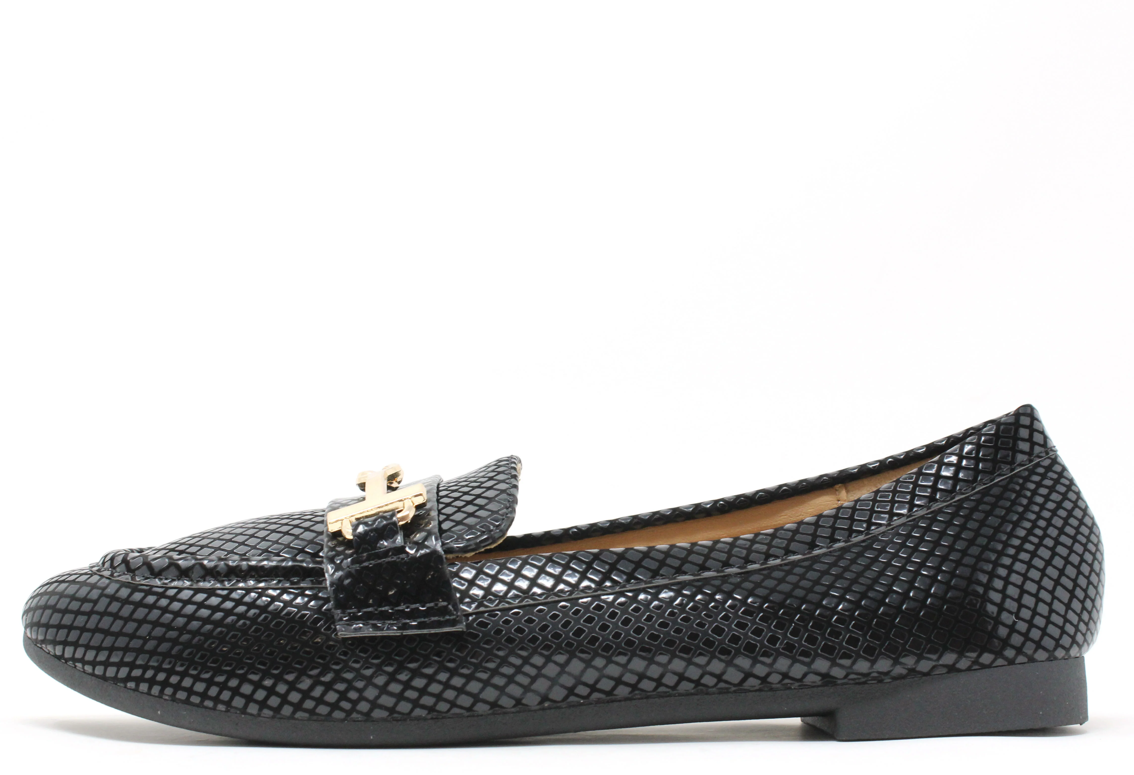 Faux Snake Effect Loafer - Image 4