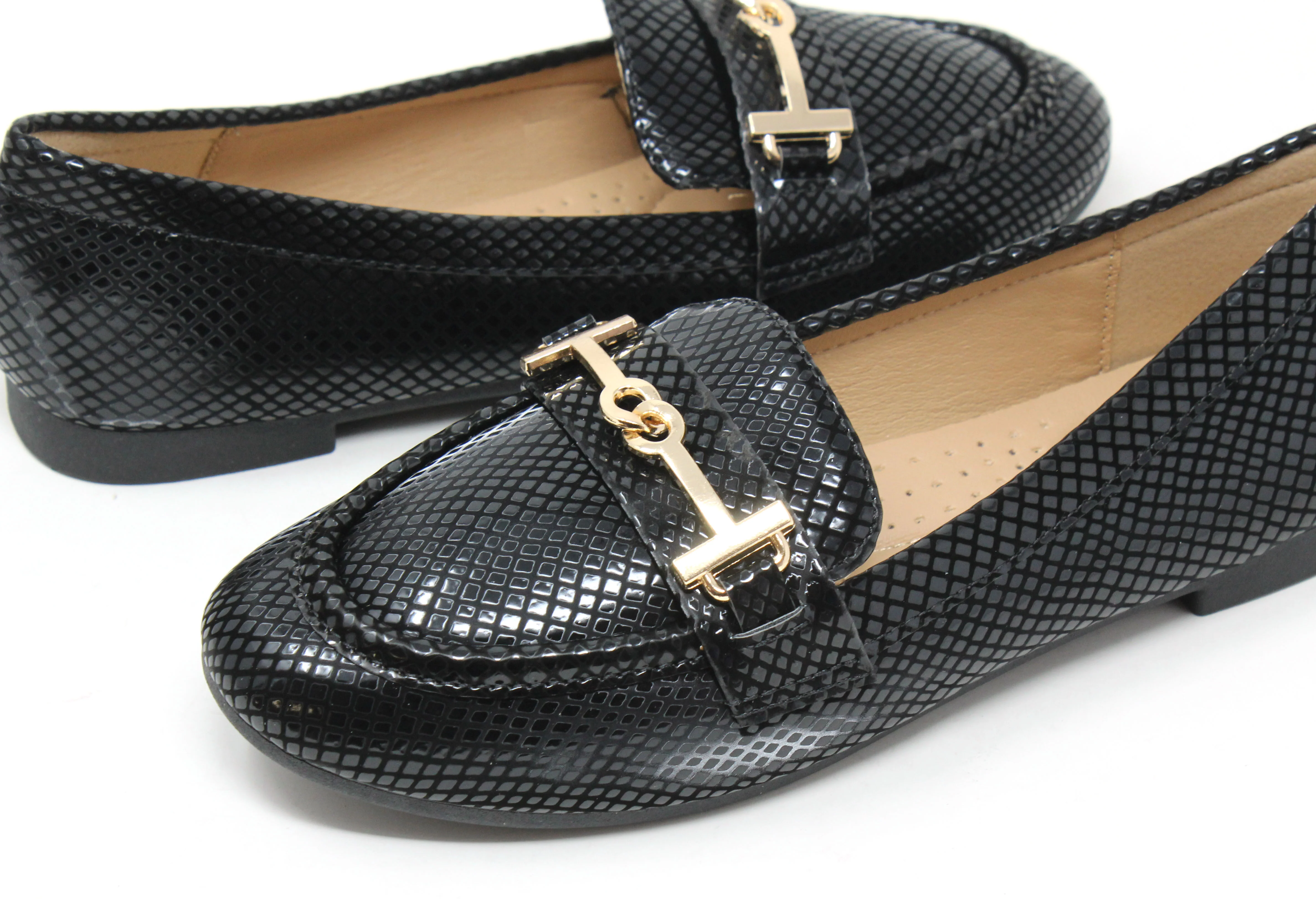 Faux Snake Effect Loafer - Image 6
