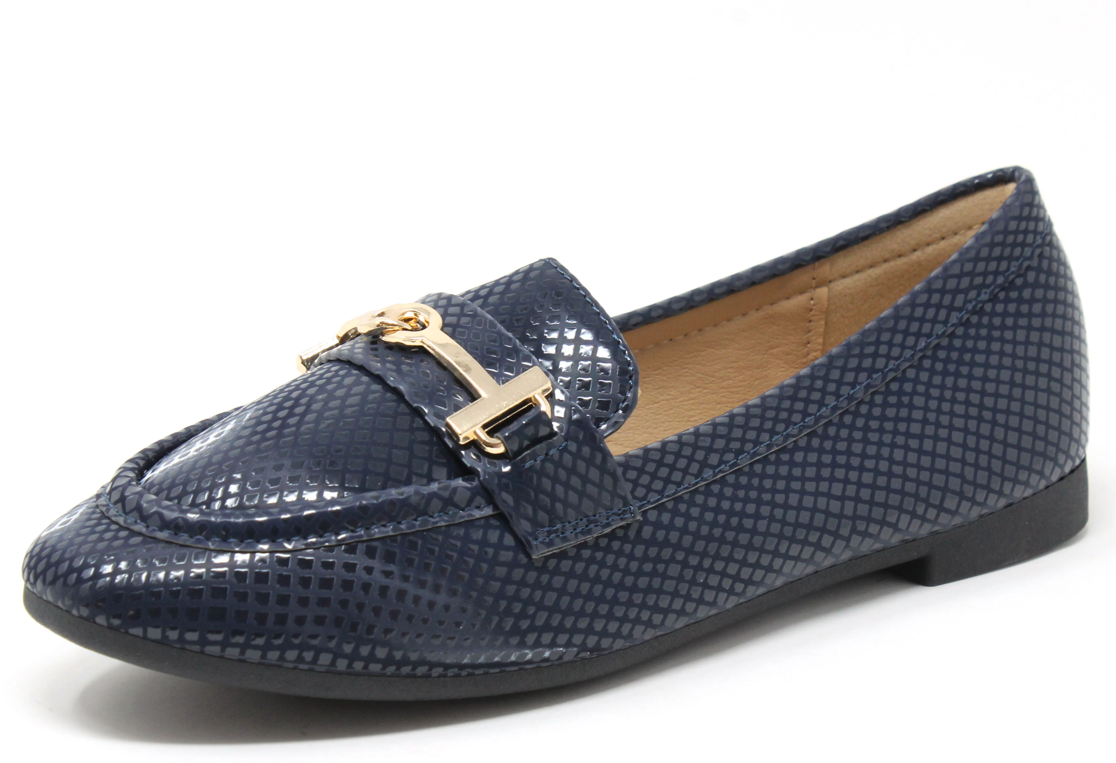 Faux Snake Effect Loafer - Image 7