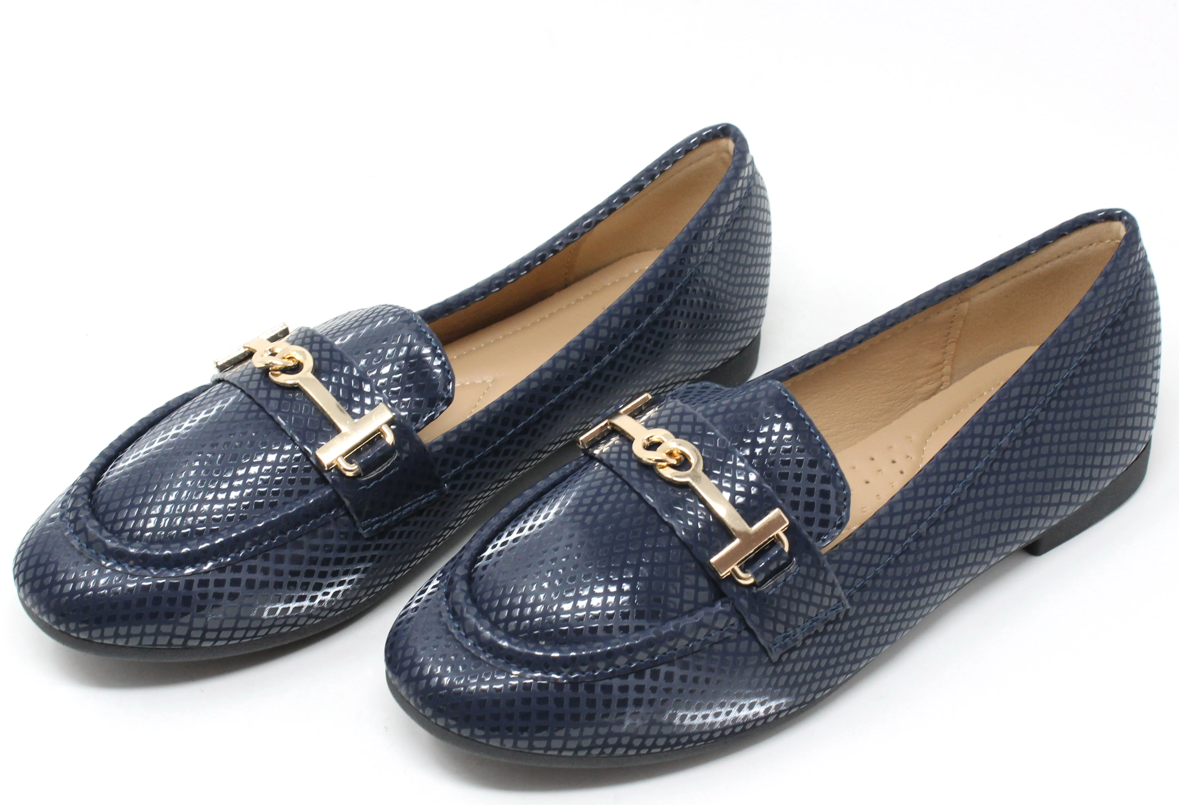 Faux Snake Effect Loafer - Image 9