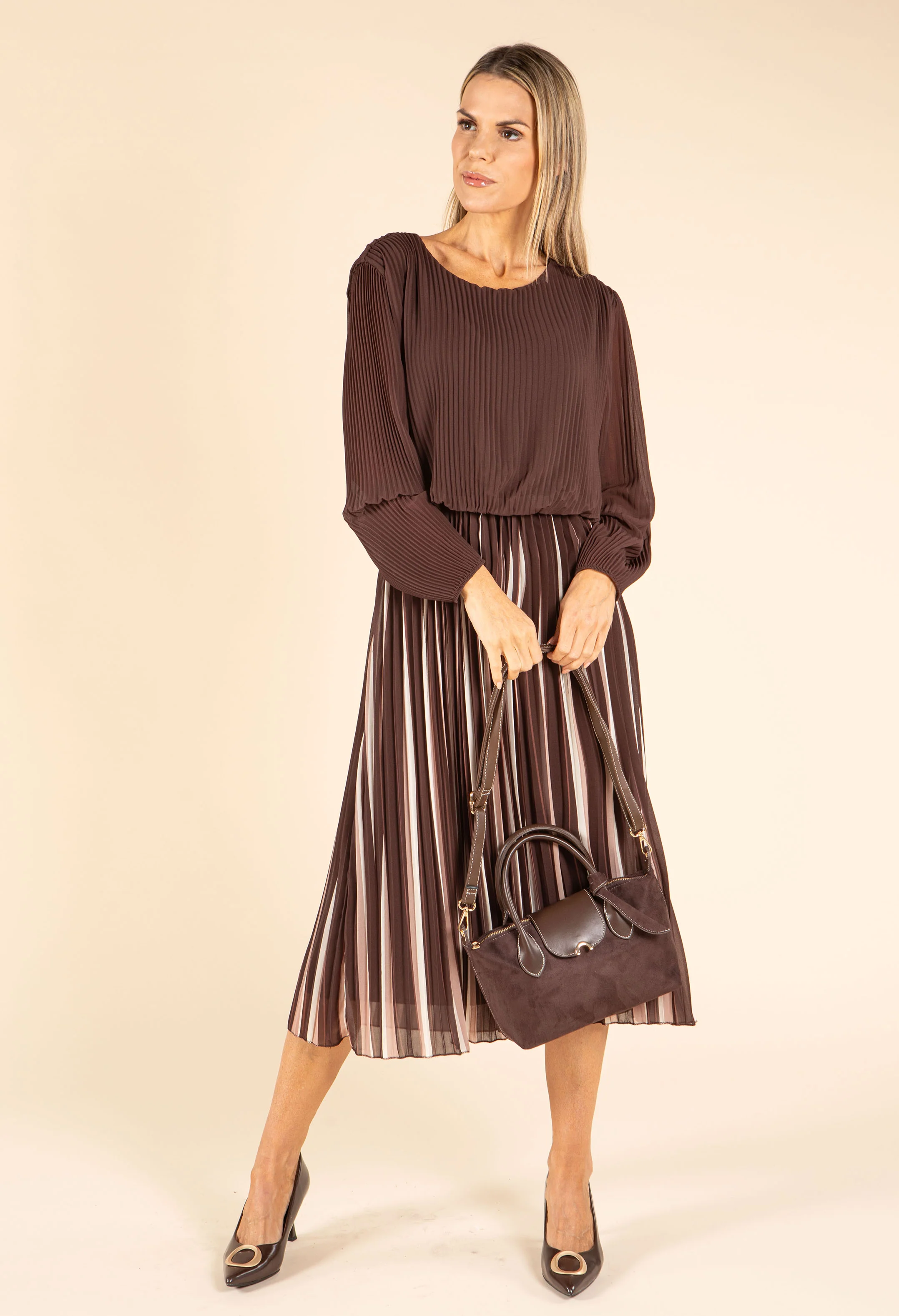 Faux Suede Mini Shopper Bag - Image 9